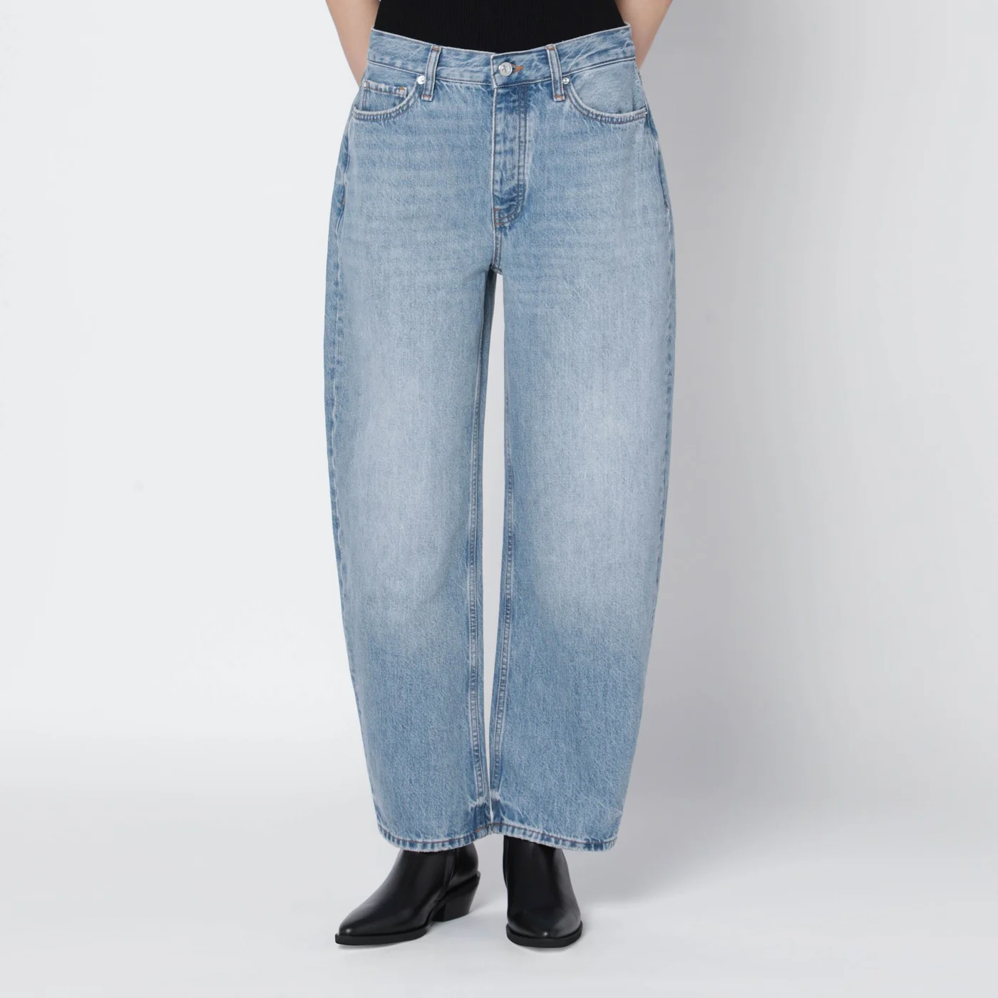 ANINE BING Baltic-blue Fritz jeans