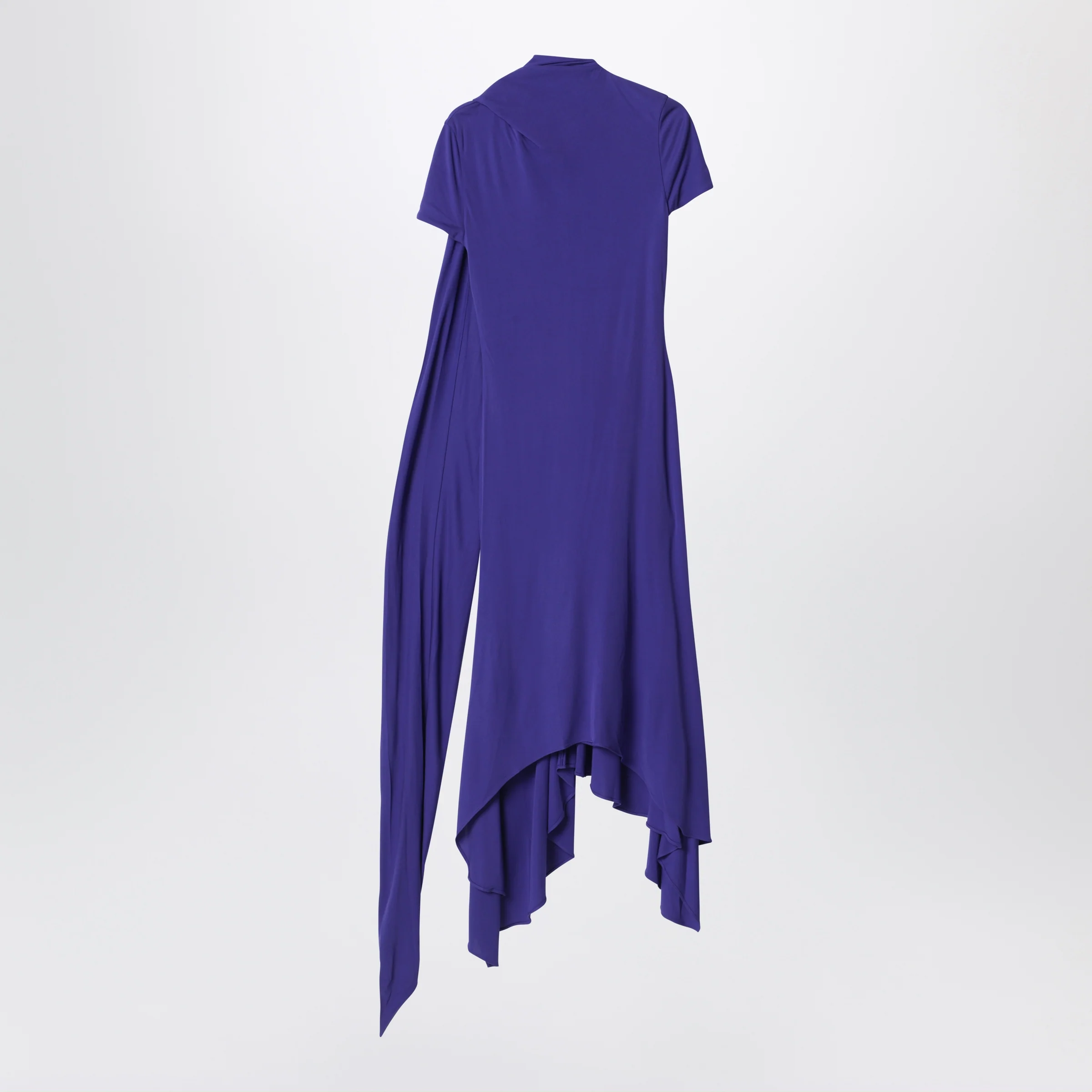 Acne Studios Layered midi dress Deep purple