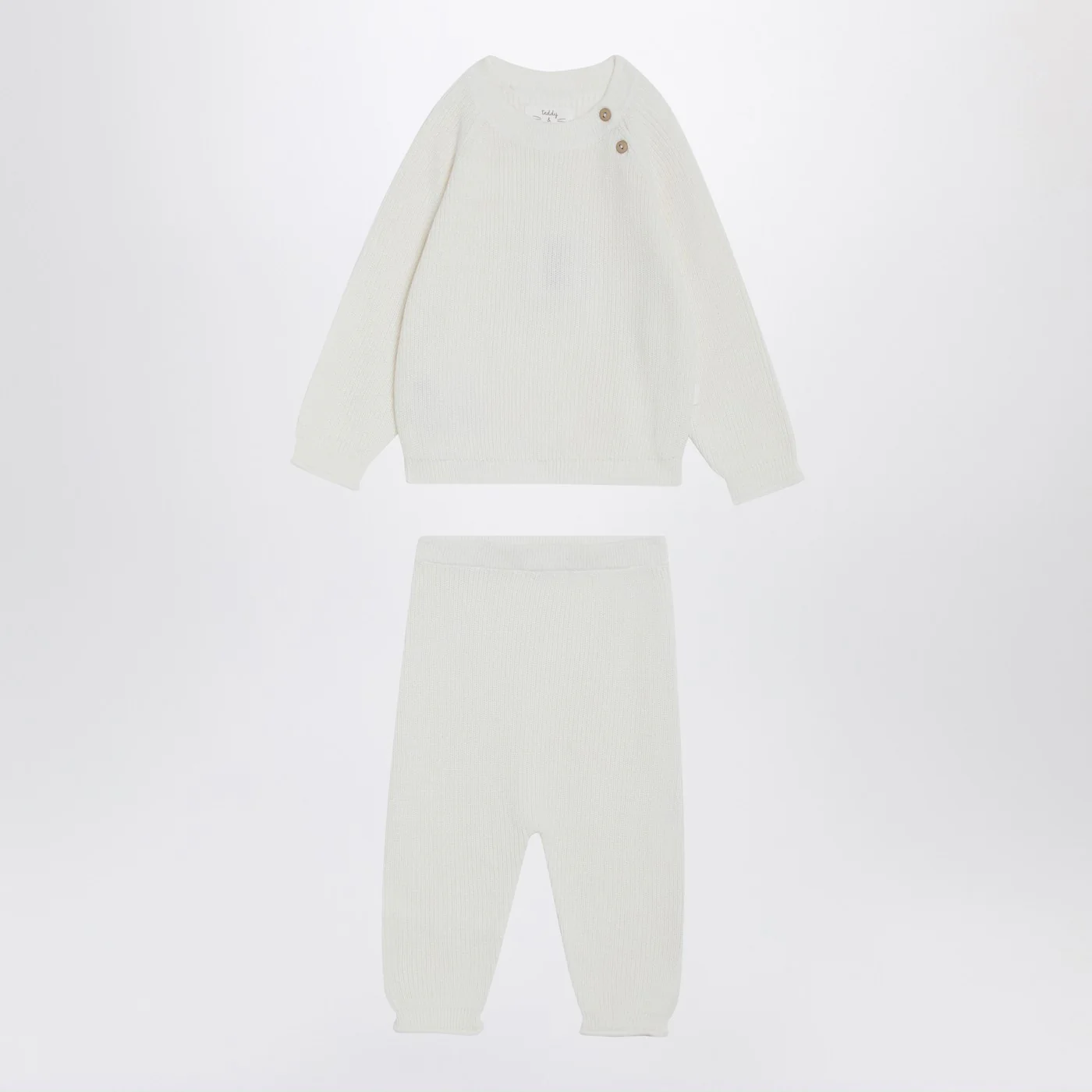 Teddy & Minou Two-piece suit in milk white