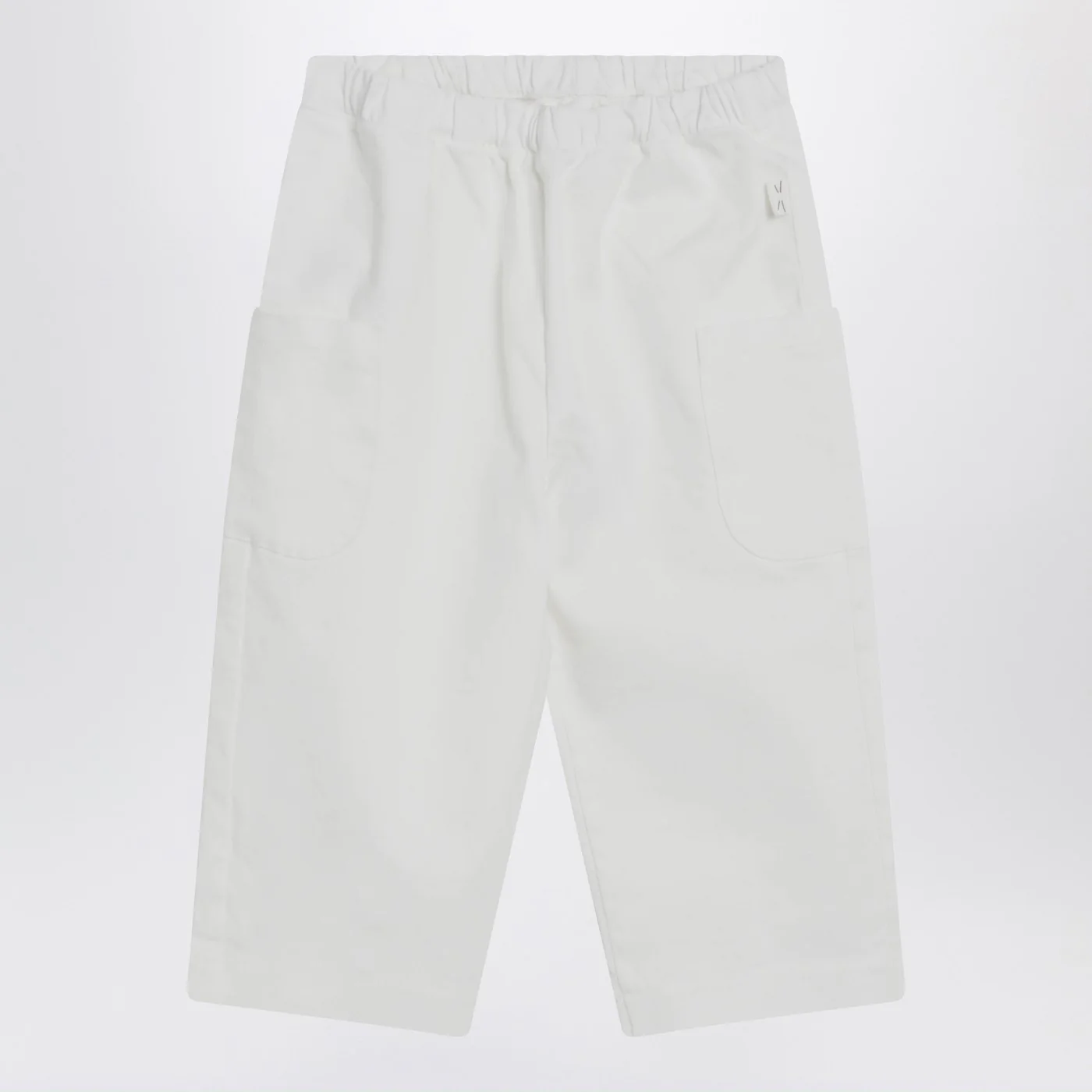 Teddy & Minou Milky white cotton trousers