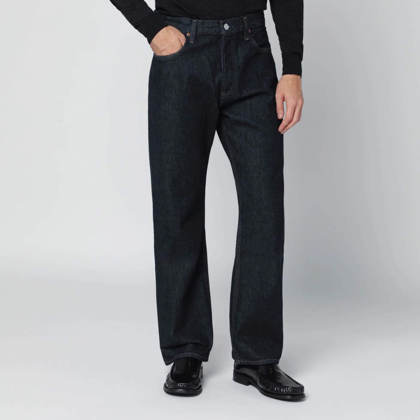 AGOLDE Dark blue regular jeans