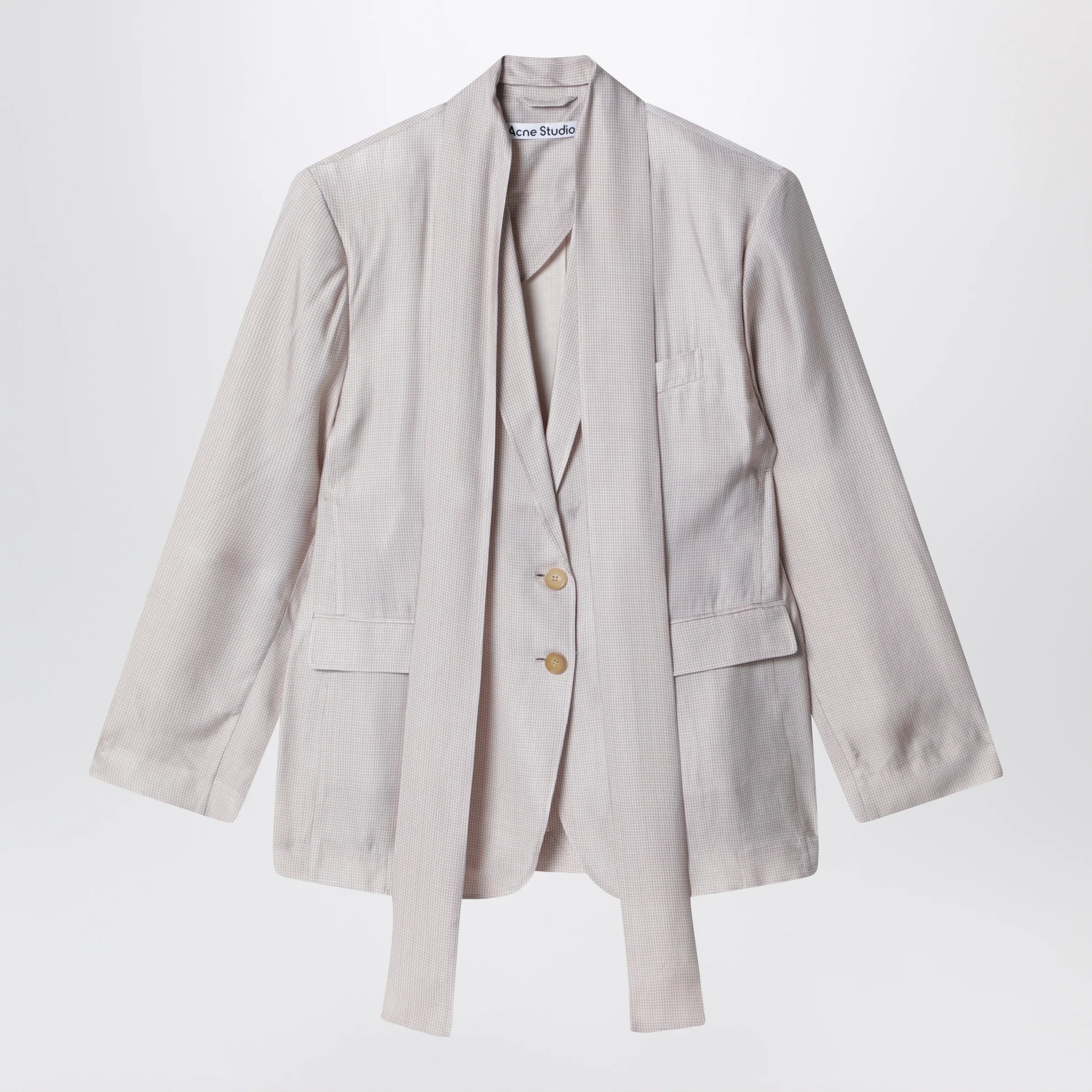 Acne Studios Single-breasted suit jacket Beige