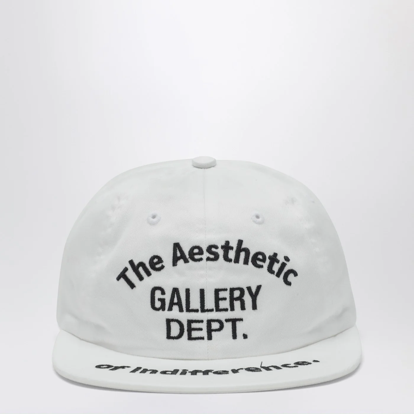 Gallery Dept. White baseball cap with logo embroidery