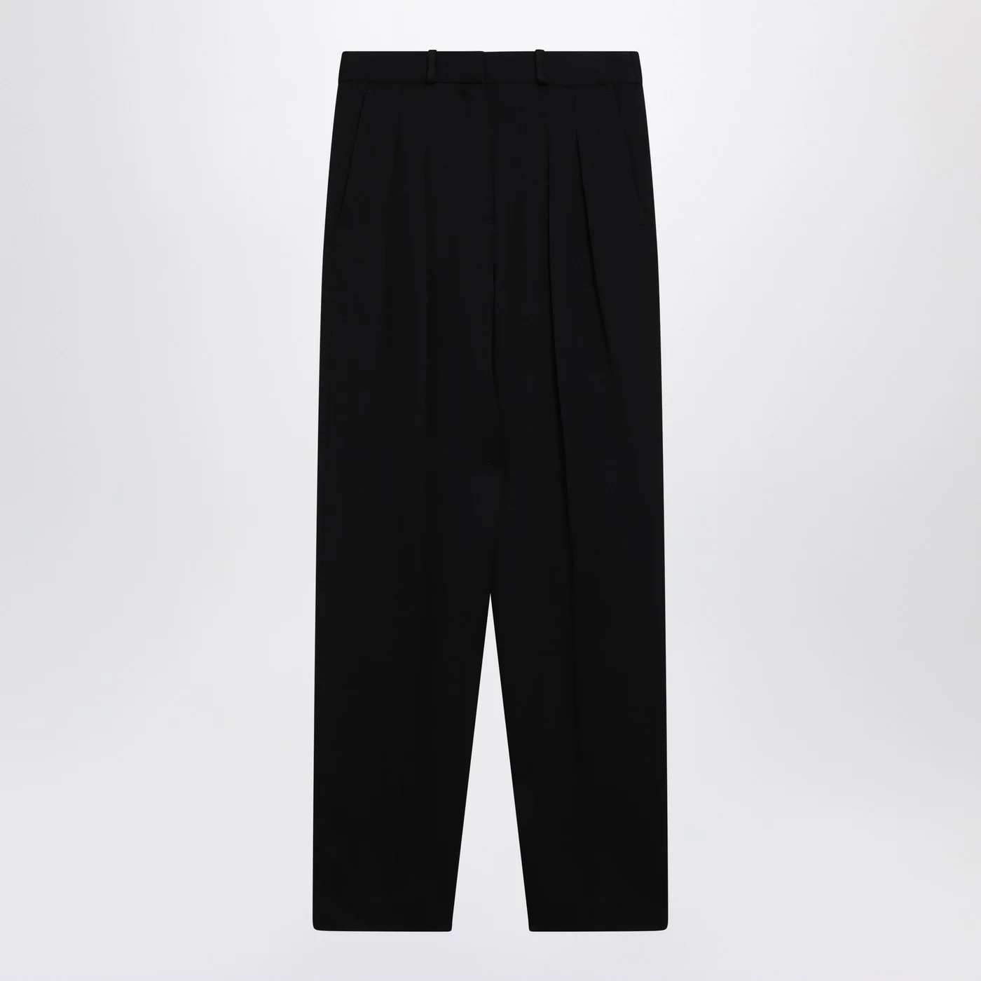 LouLou De Saison Black wool-blend trousers