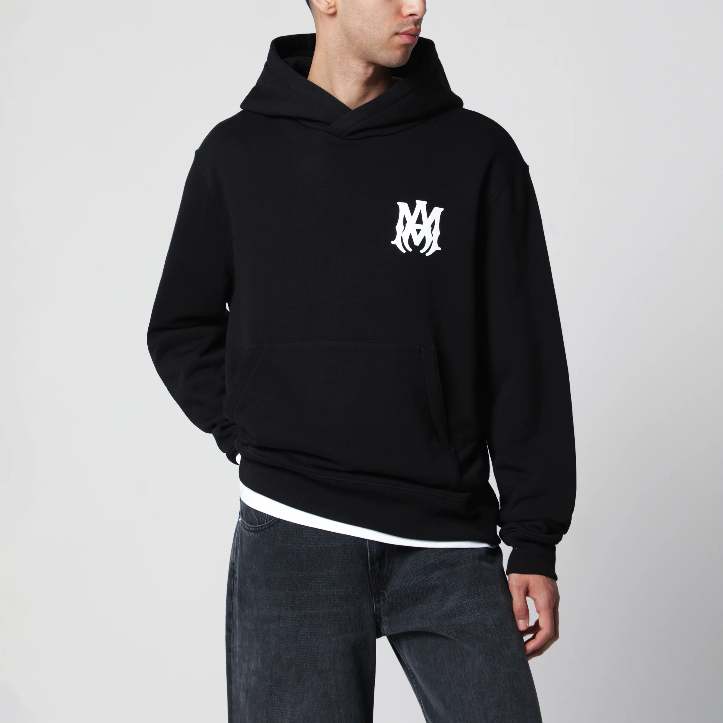 AMIRI Black hoodie with logo