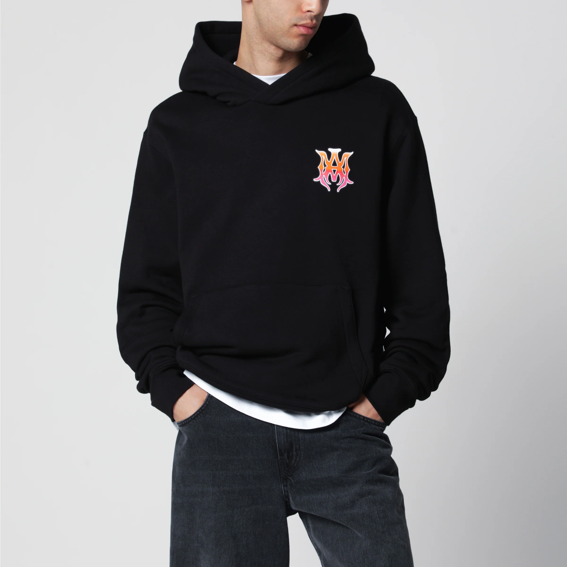 AMIRI Black hoodie with logo