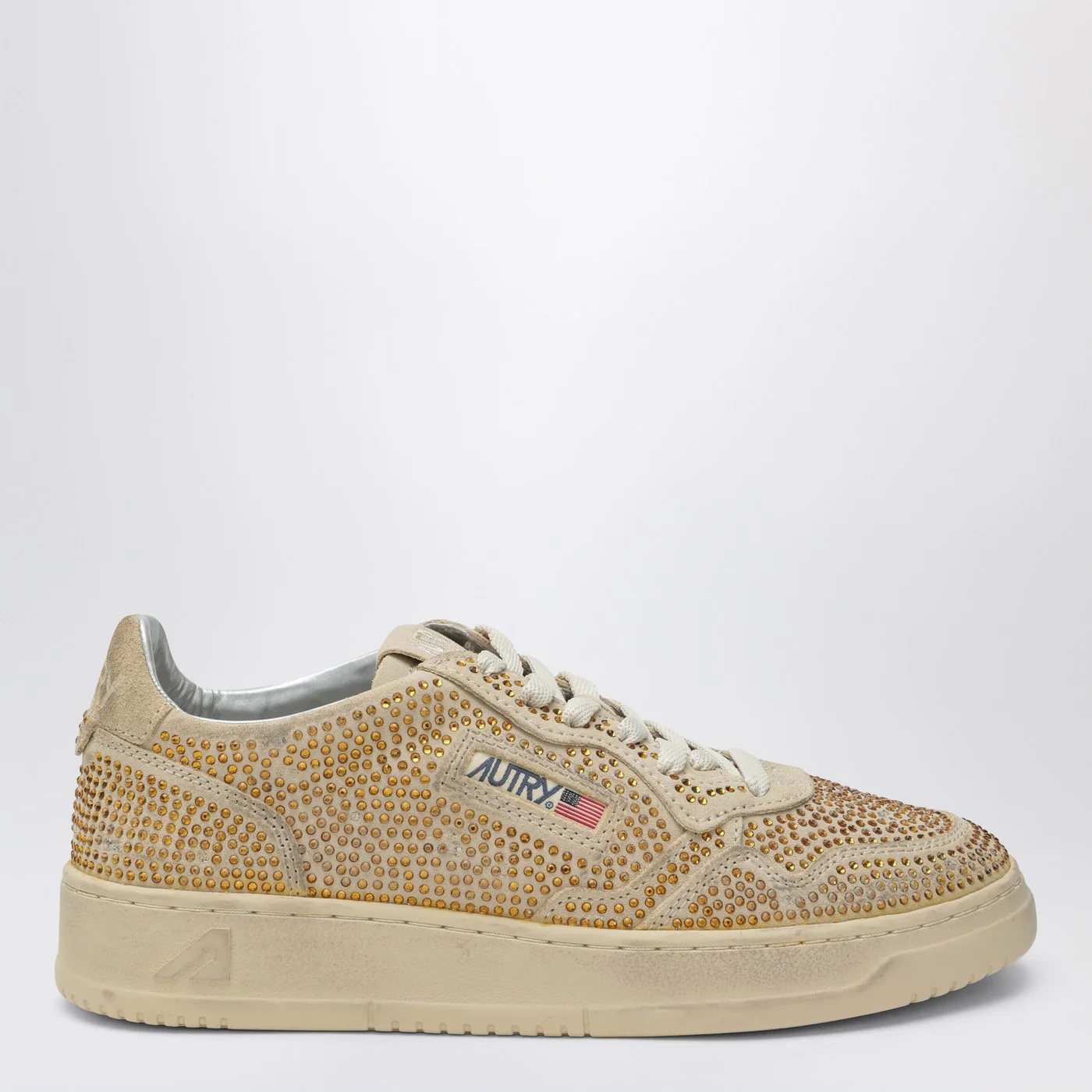 AUTRY Sneaker Medalist Crystals in bronze