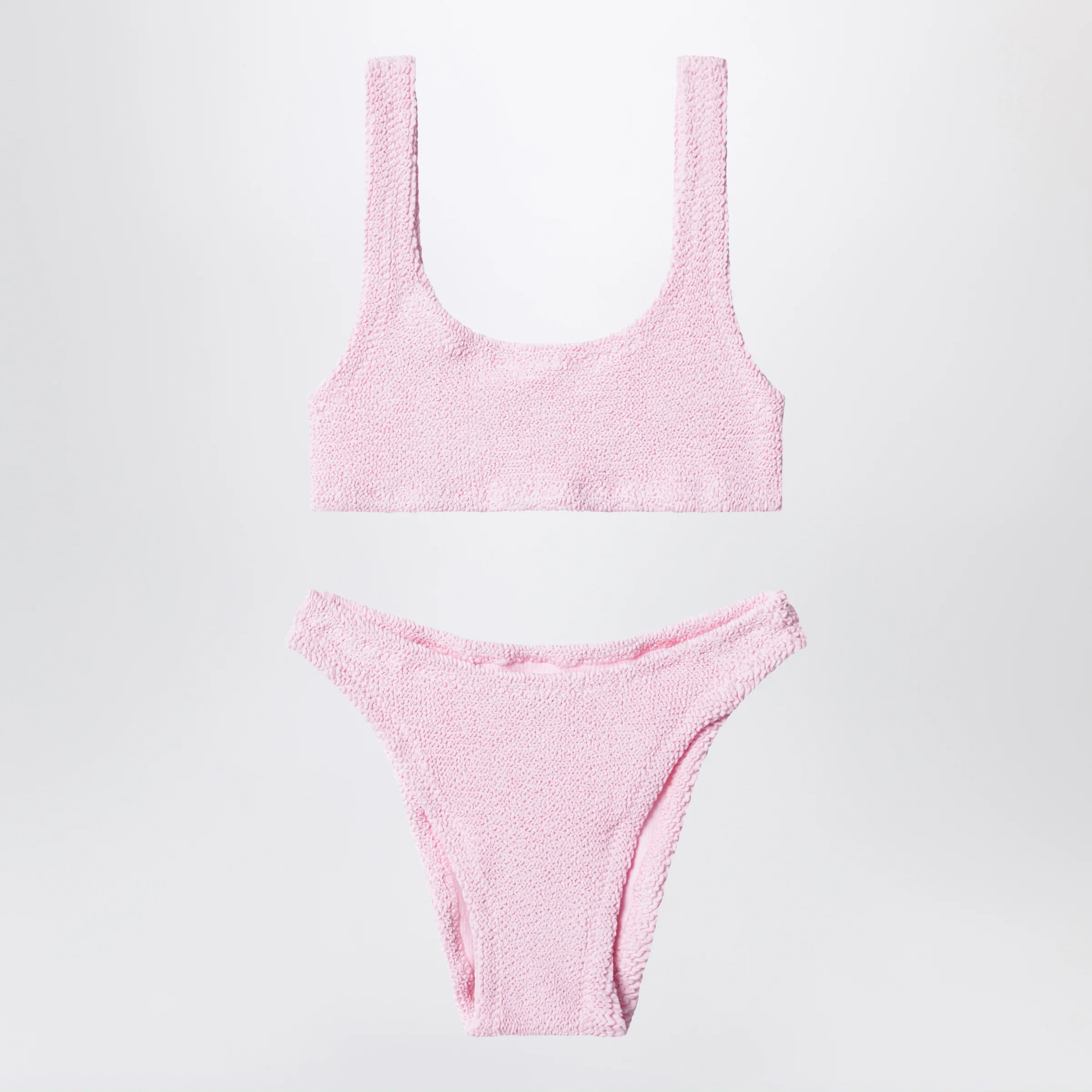 MC2 Saint Barth Baker bikini in pink crinkle fabric