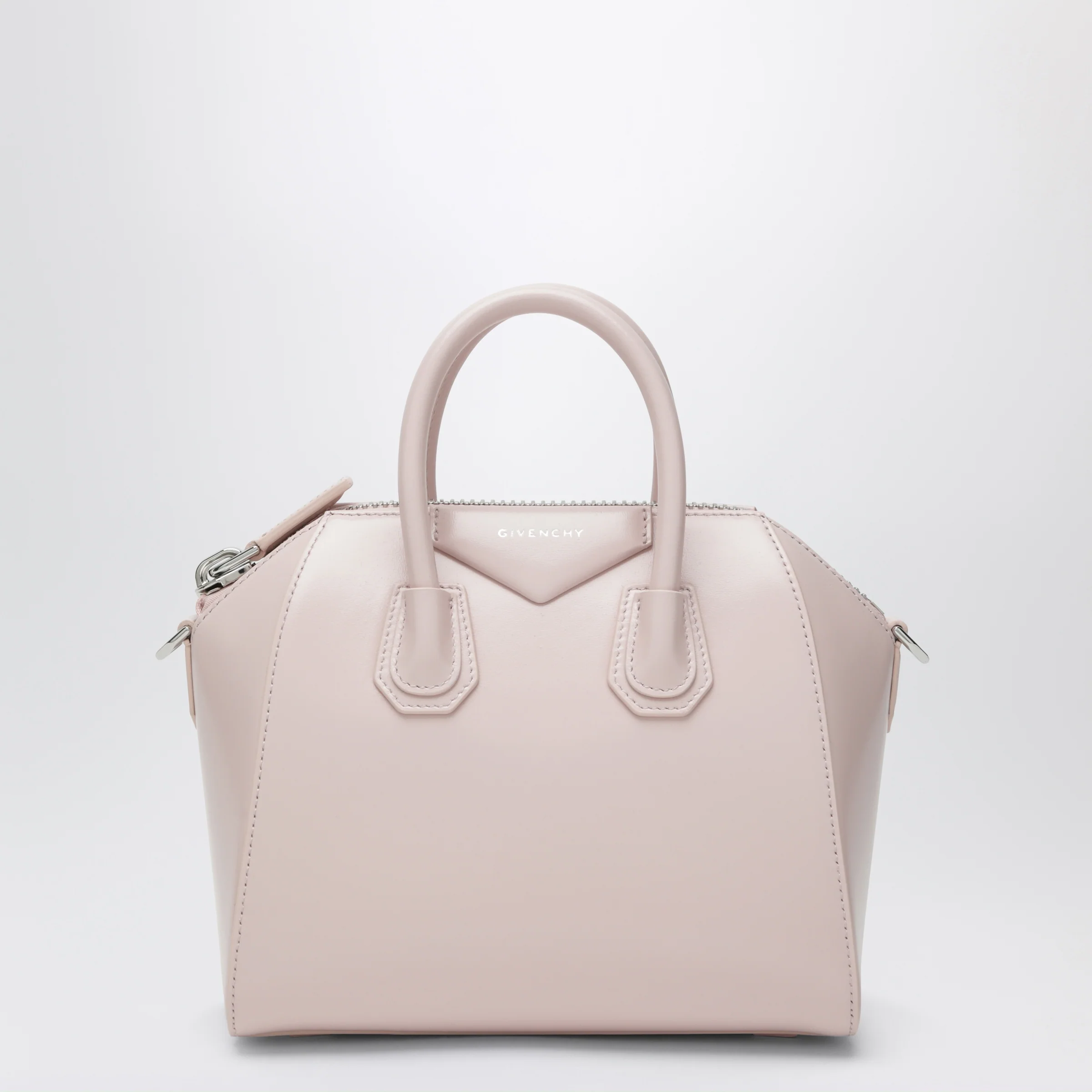 Givenchy Antigona mini box calfskin leather bag in pink
