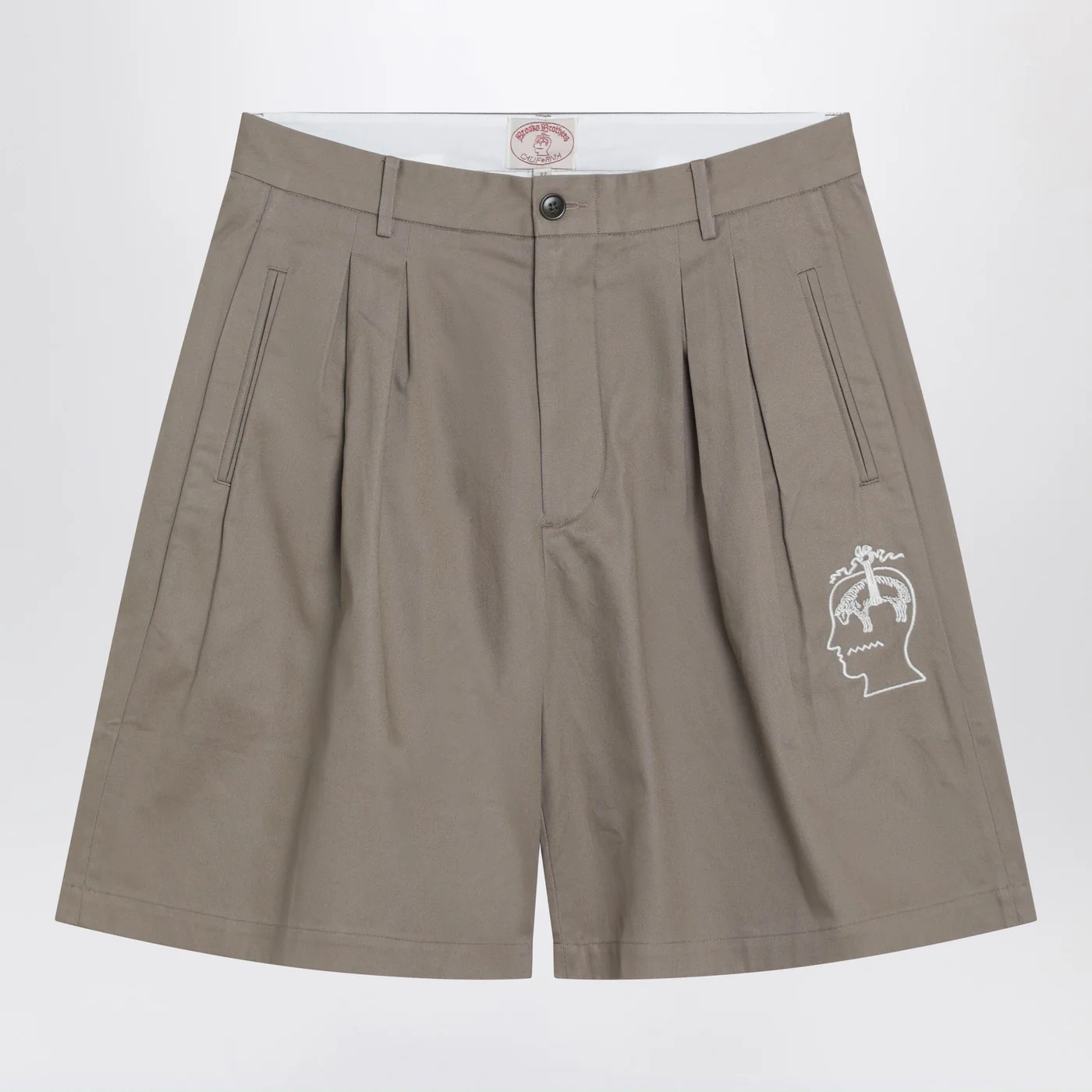 Desert Bermuda shorts Brooks Brothers X Brain Dead