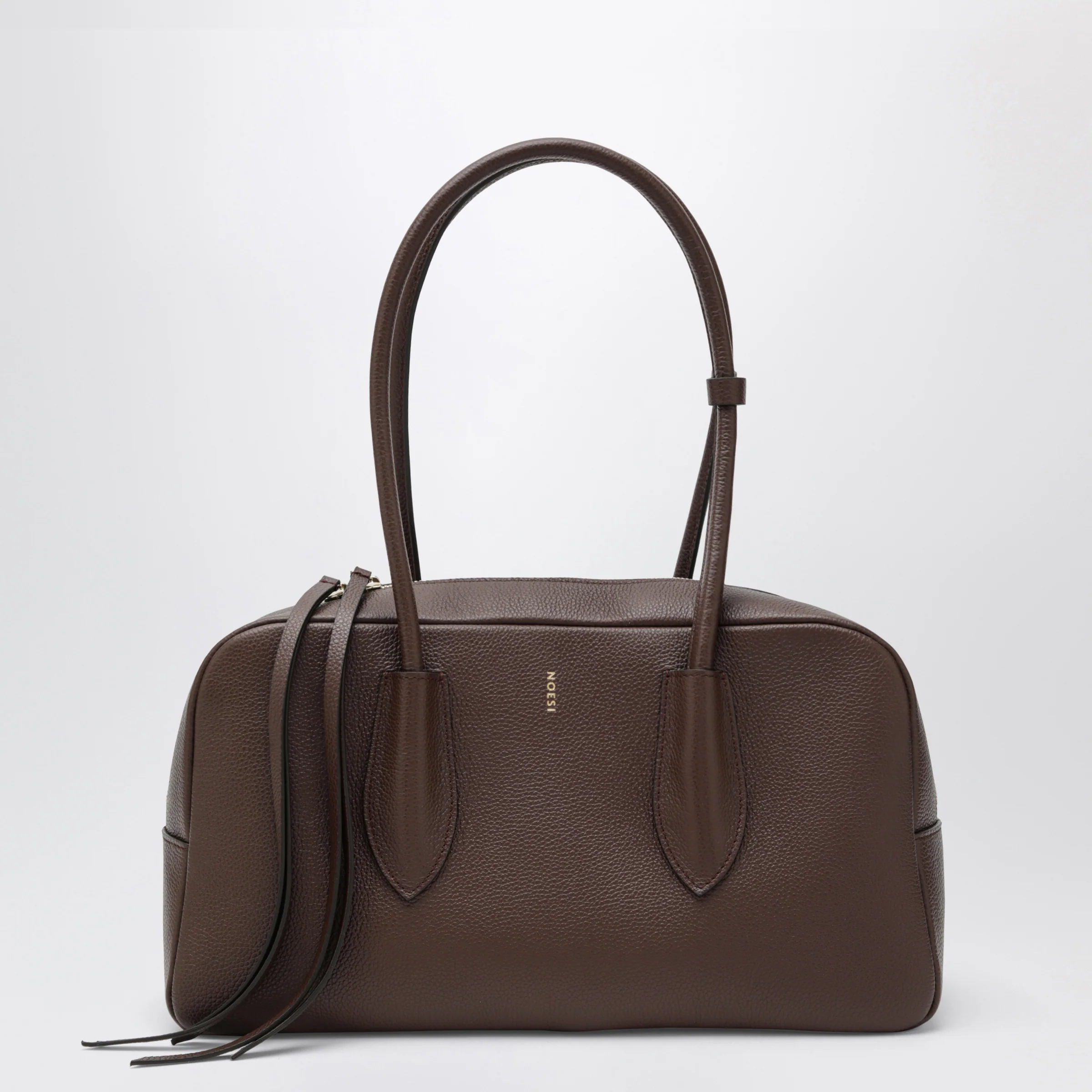 NOESI Betty brown bag in grained leather