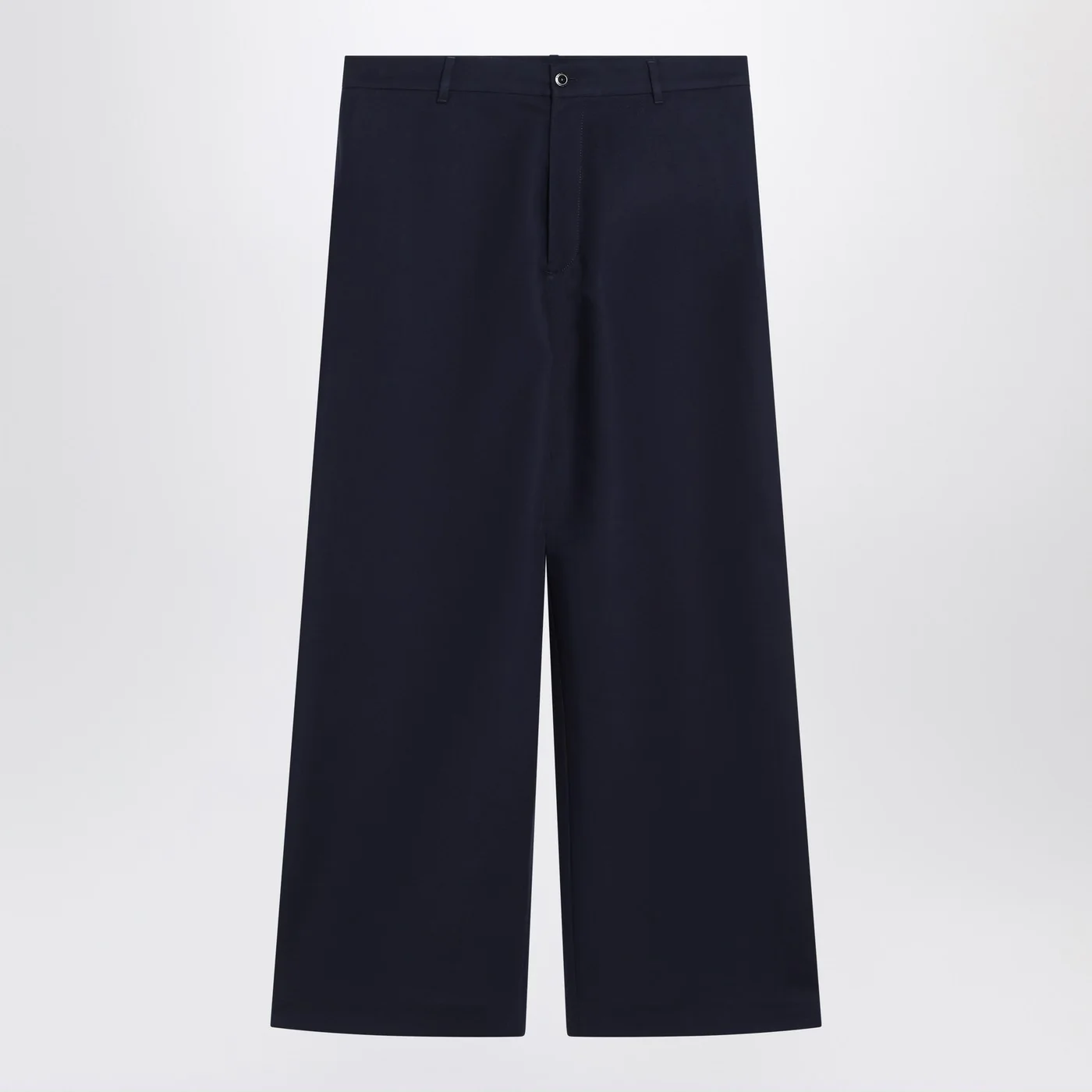 Acne Studios Navy blue satin trousers