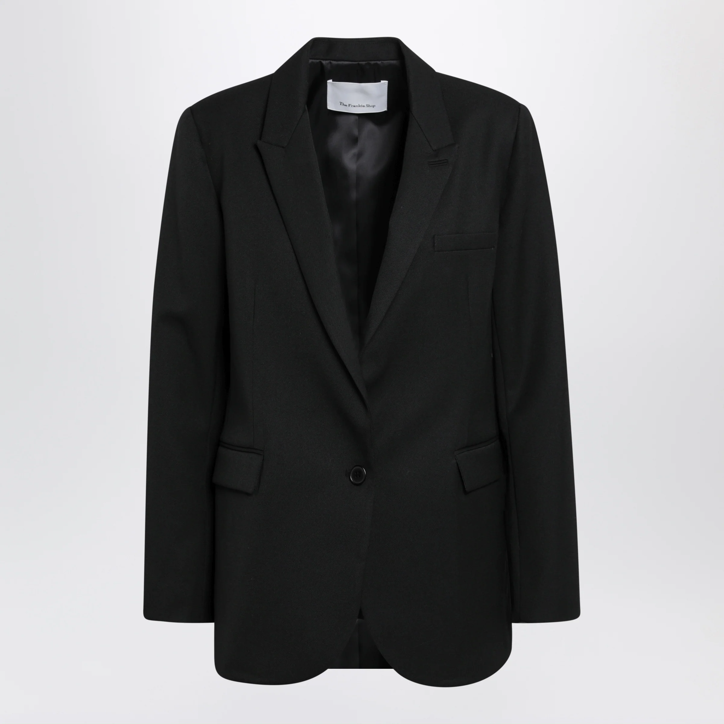 The Frankie Shop Amelia tailored blazer in wool blend black