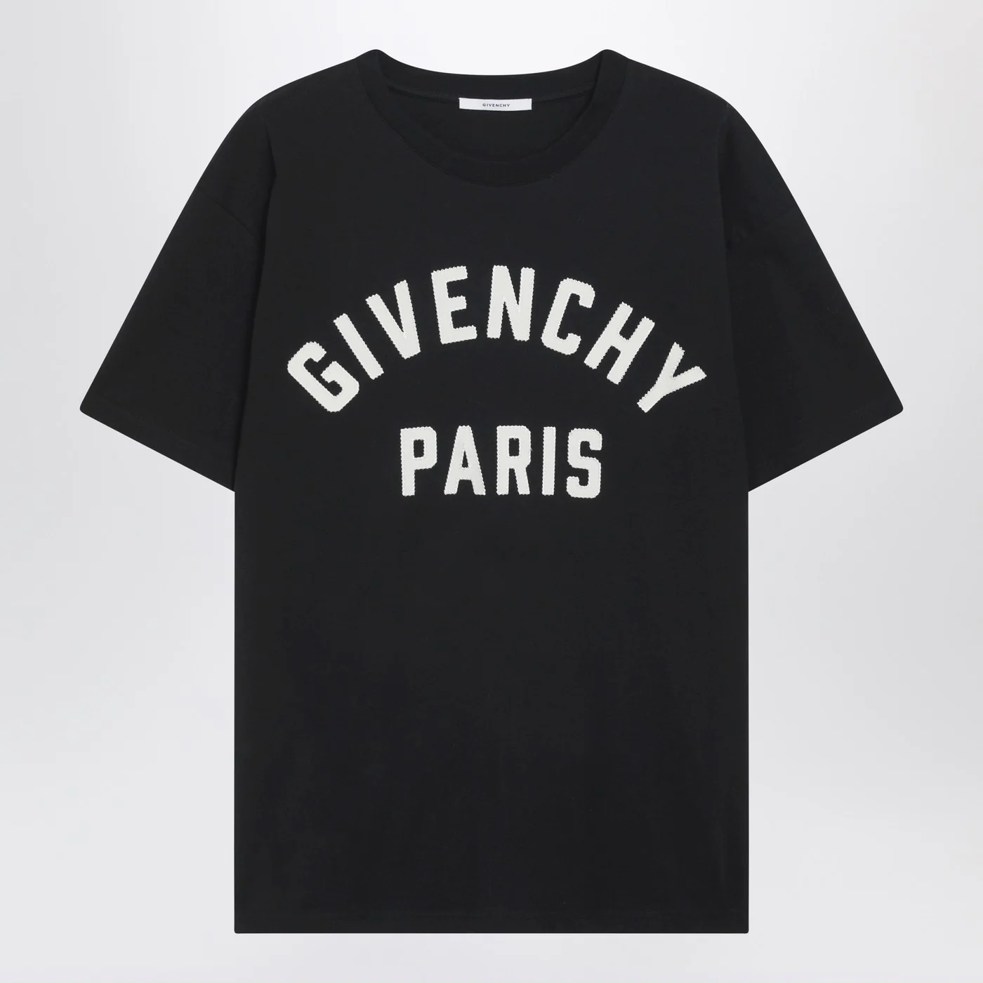 Givenchy Black short-sleeve logo T-shirt