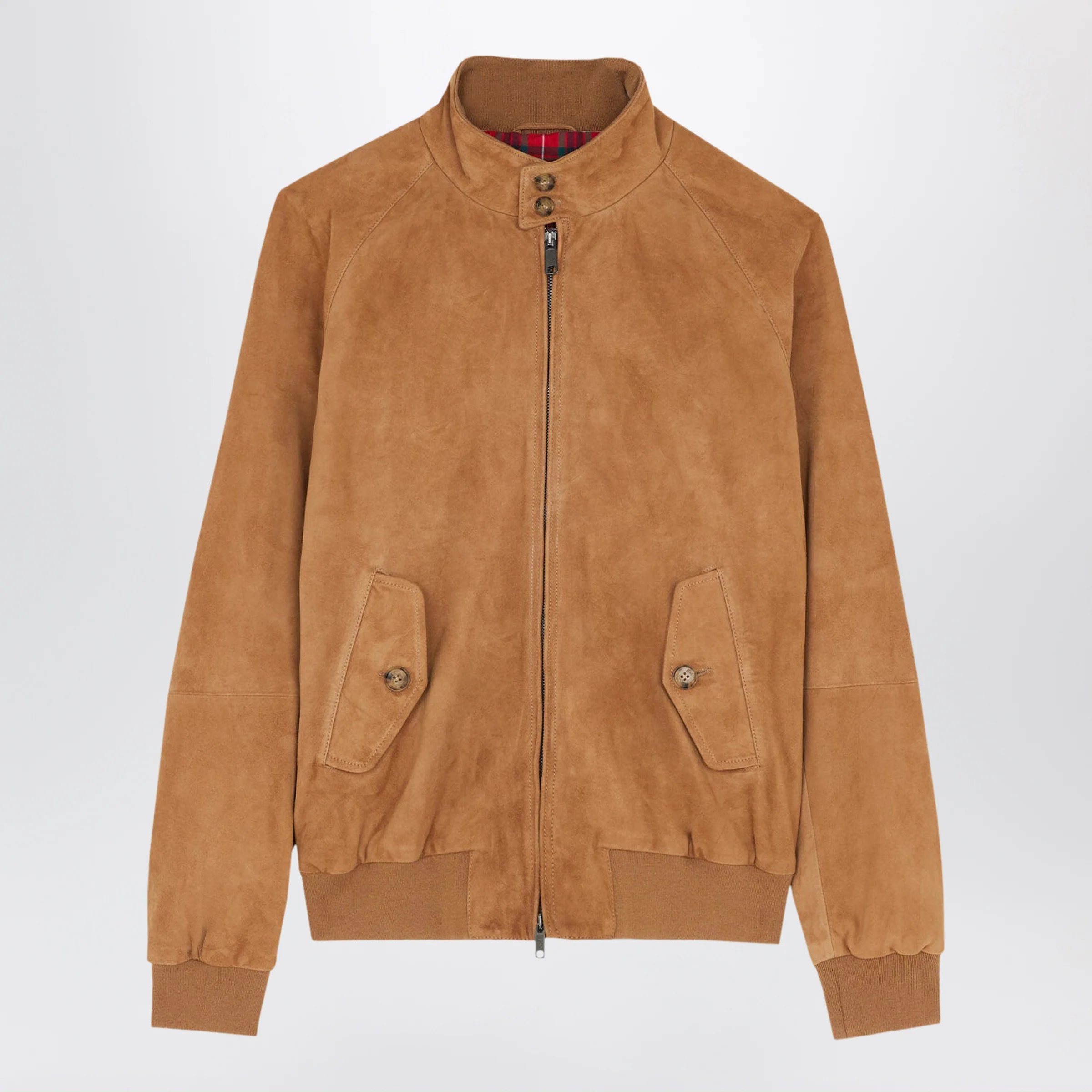 Baracuta G9 suede jacket Tobacco