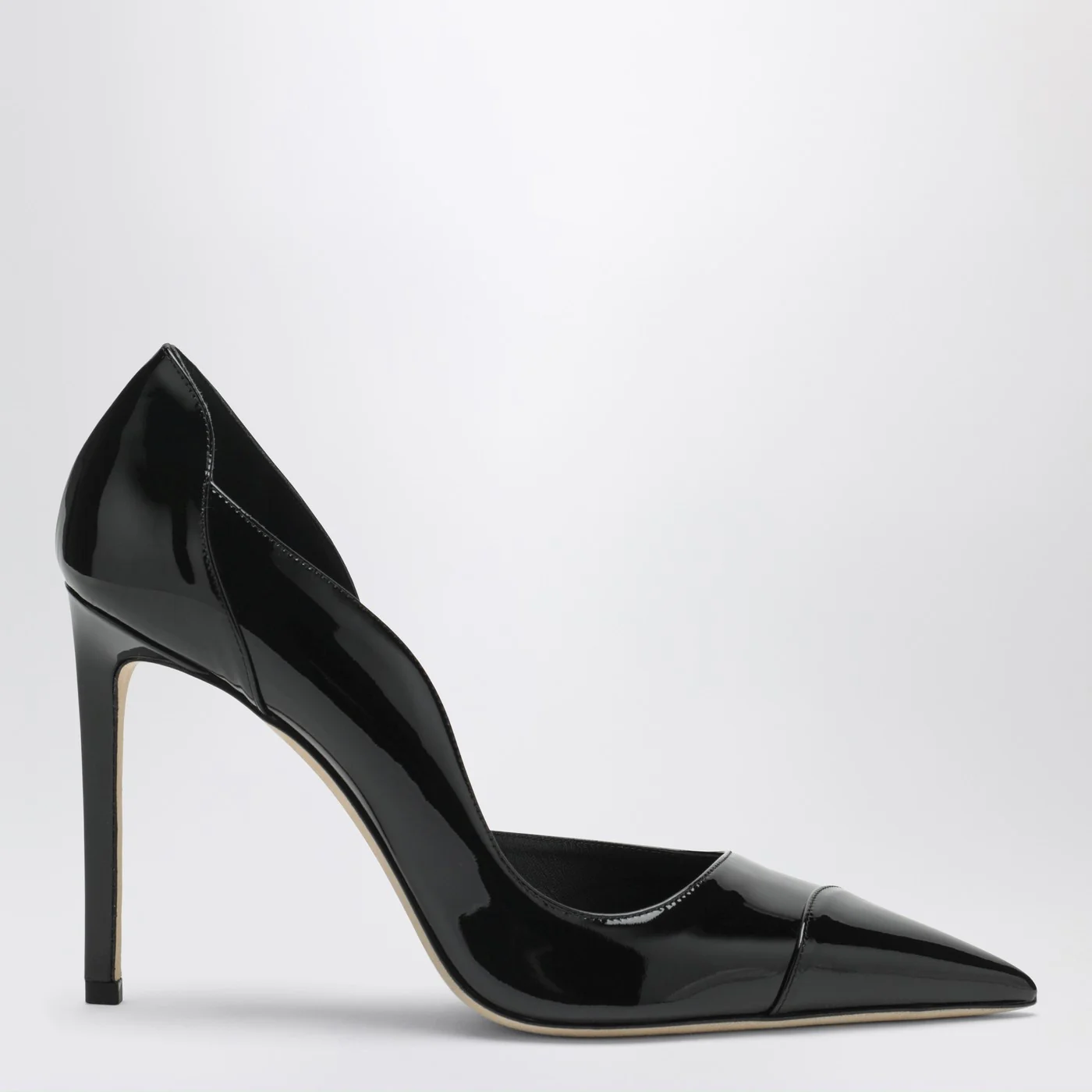 Jimmy Choo Brigitte 100 pumps in black patent leather
