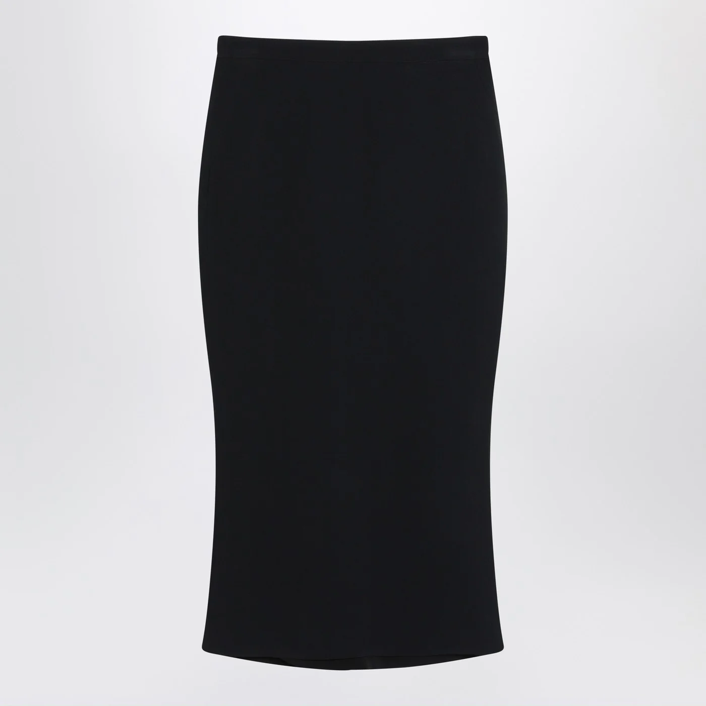 Givenchy Black midi skirt with pleats on the back