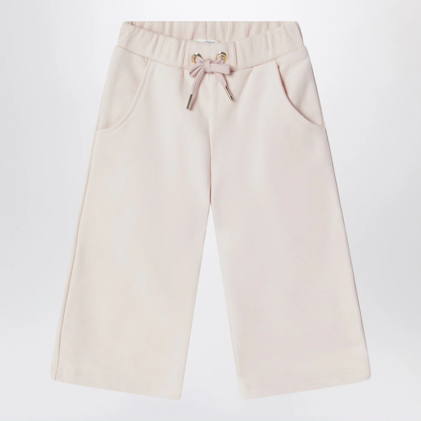 Chloé Petal pink cotton trousers