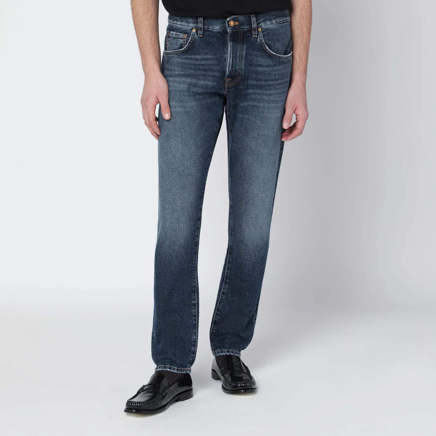 PT Torino Denim Blue washed jeans