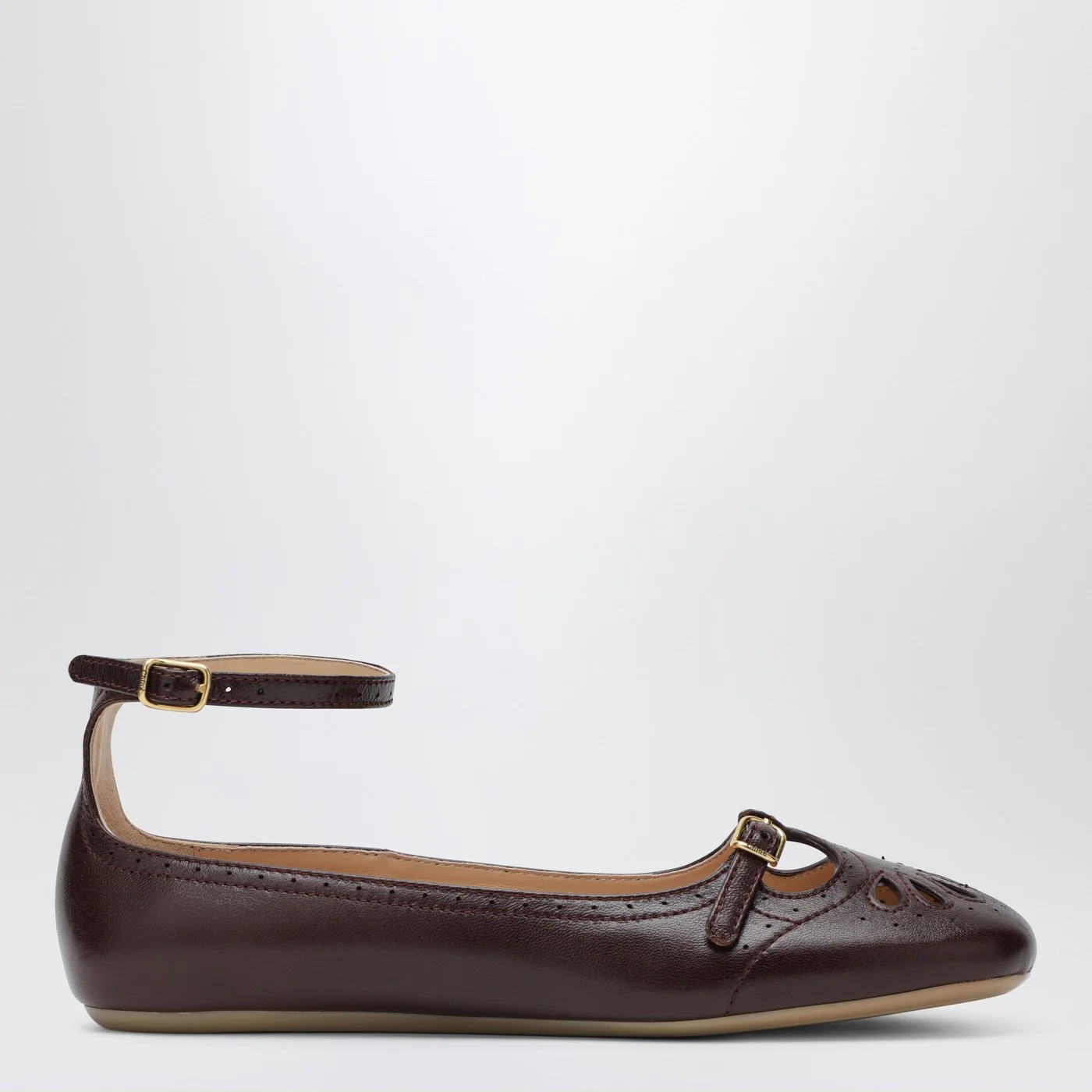 Chloé Burnt Purple Misty ballerinas