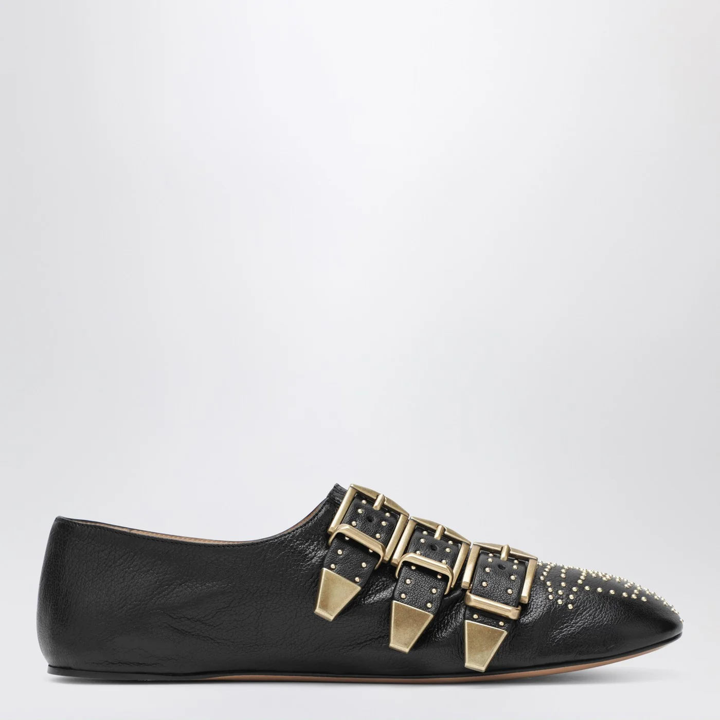 Chloé Black Susanna Flat Shoe