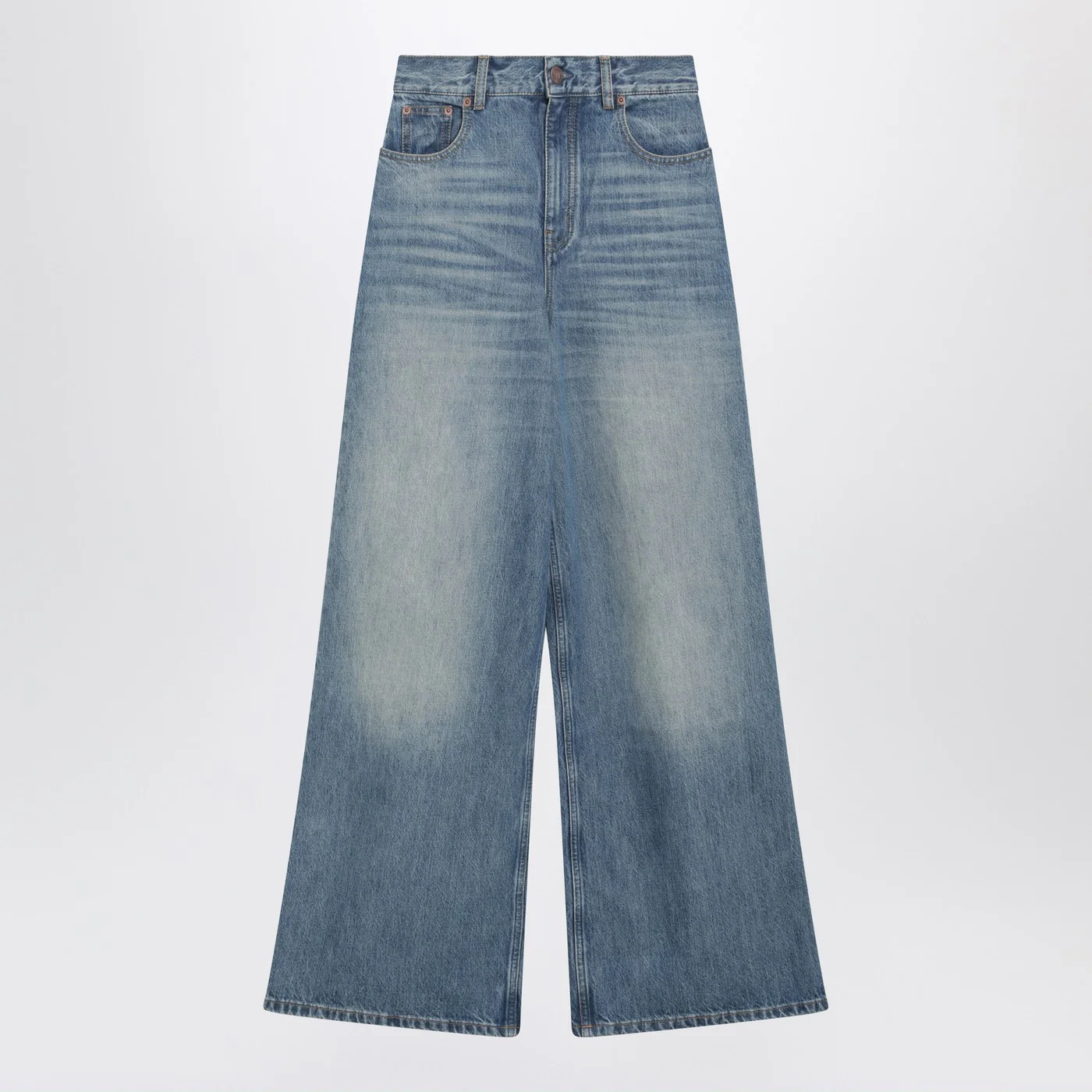 Chloé High-waisted wide-leg Dream blue jeans