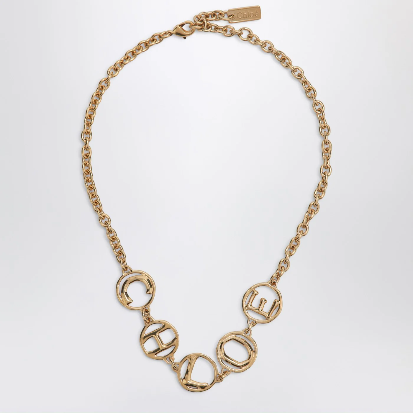 Chloé Script Vintage Gold choker