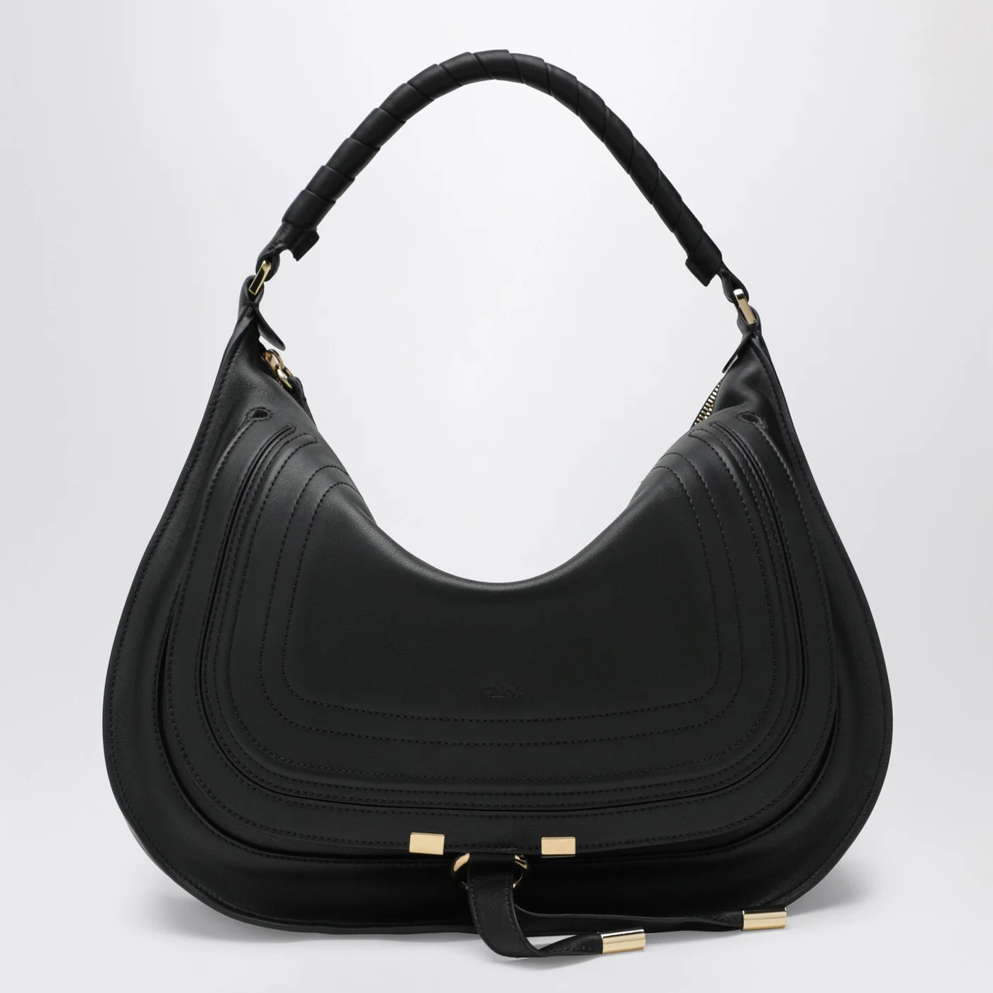 Chloé Black leather Marcie shoulder bag