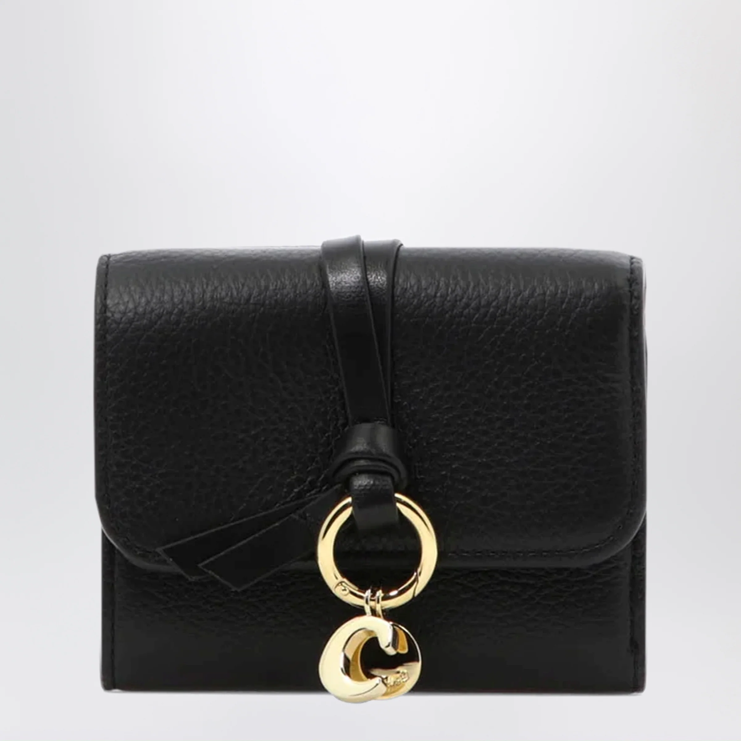 Chloé Small Alphabet trifold wallet black