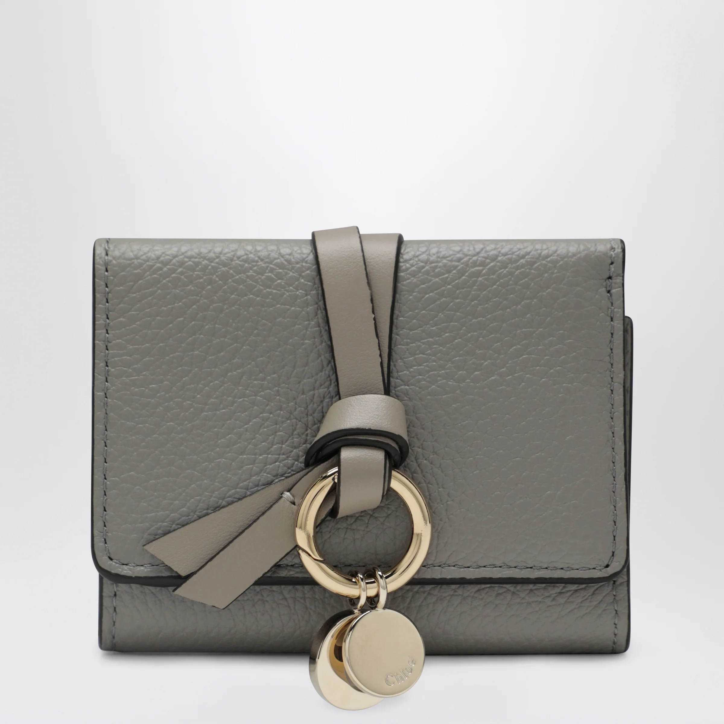Chloé Grey Alphabet Mini Trifold Wallet