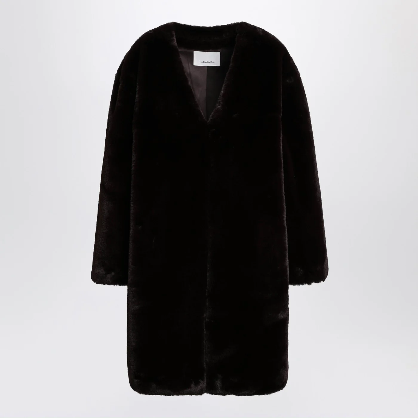 The Frankie Shop Brown faux-fur coat