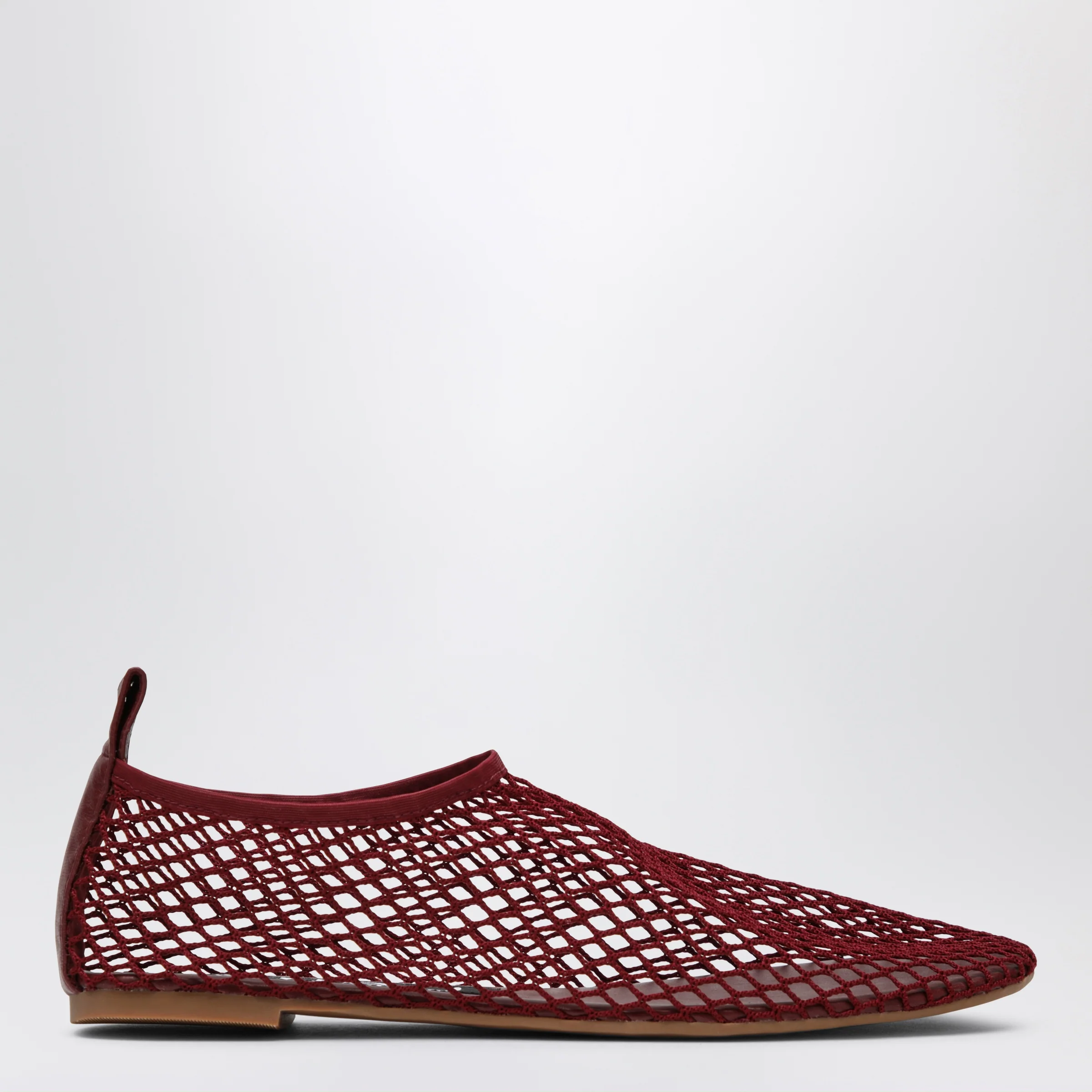 SENSO Mesh fabric ballerinas Merlot