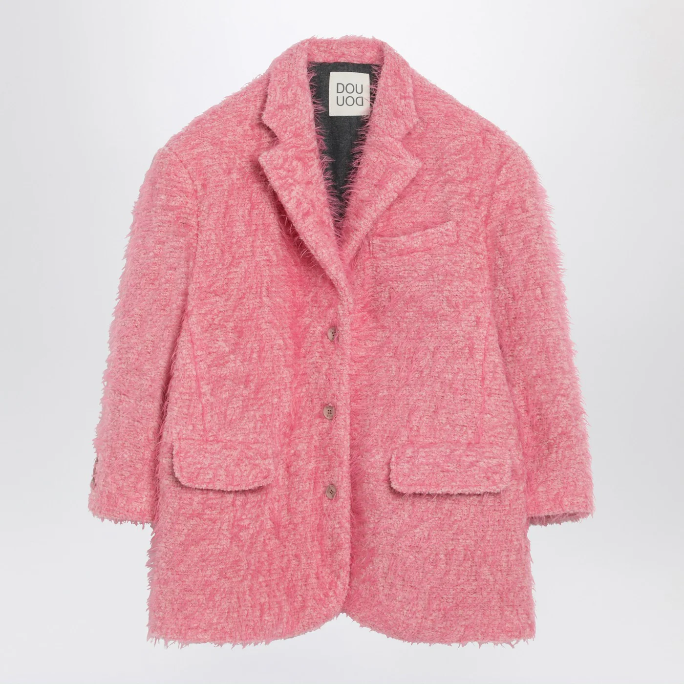 Douuod Olona pink wool-blend jacket