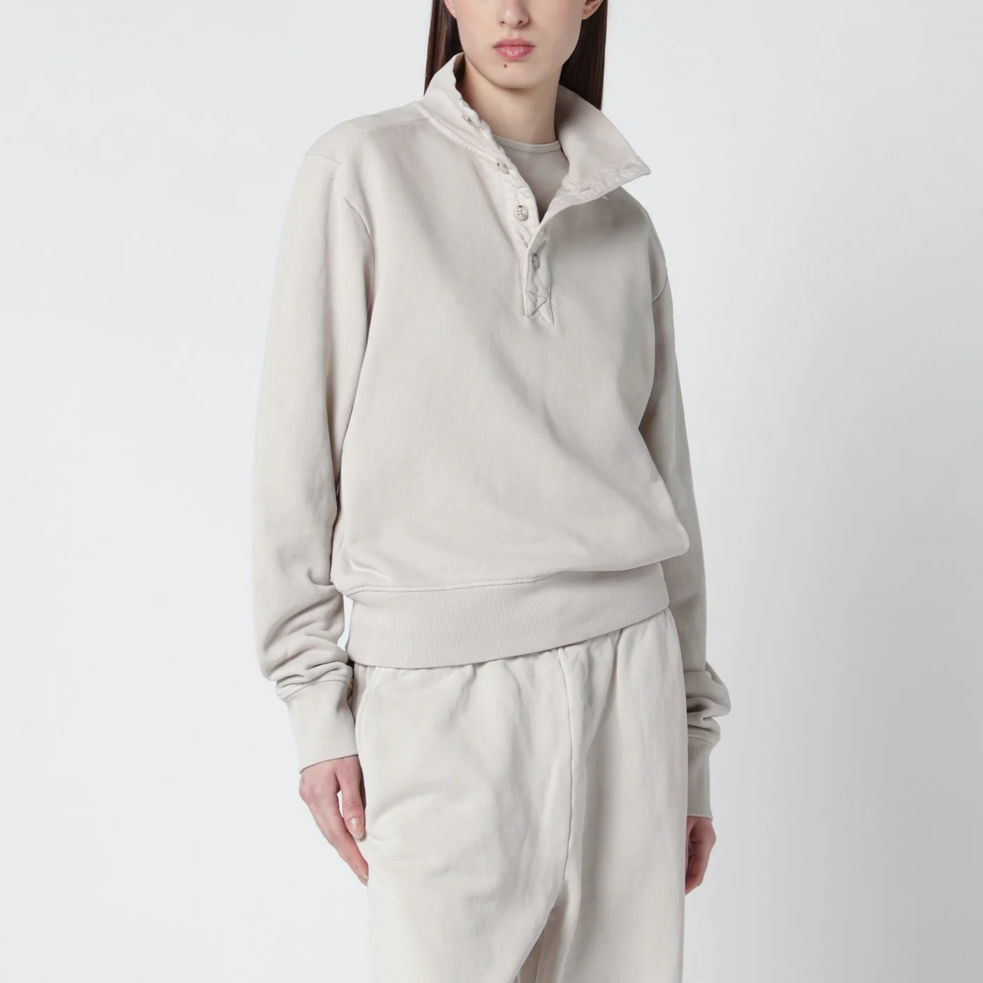 Entire Studios Vintage white cotton sweatshirt