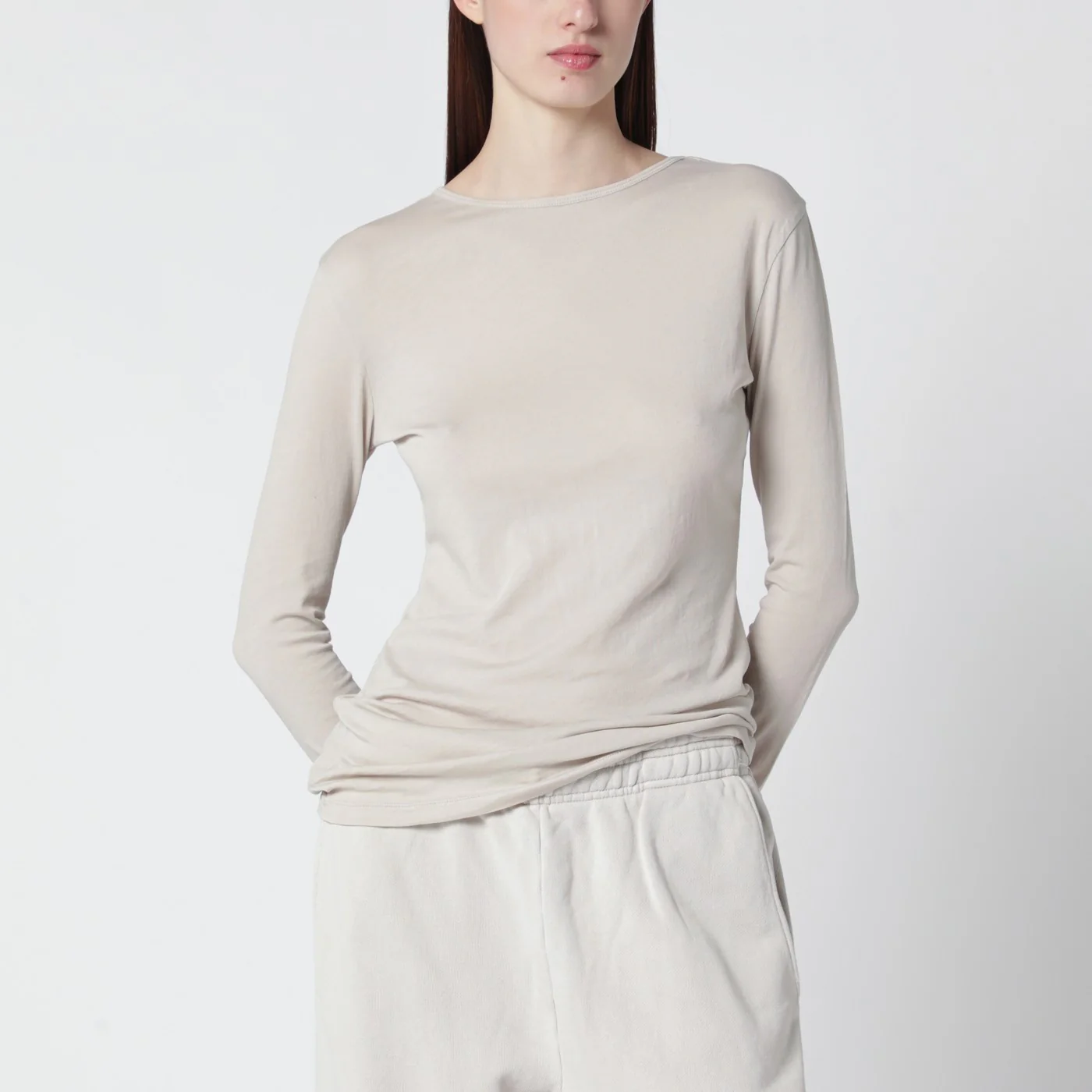 Entire Studios Vintage white cotton blend sweater