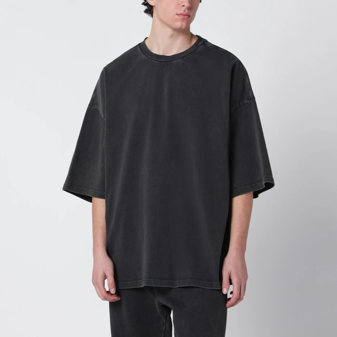 Entire Studios Washed black boxy T-shirt