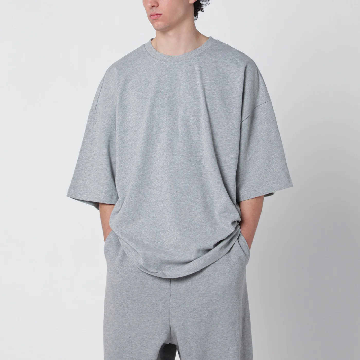 Entire Studios Black grey boxy T-shirt