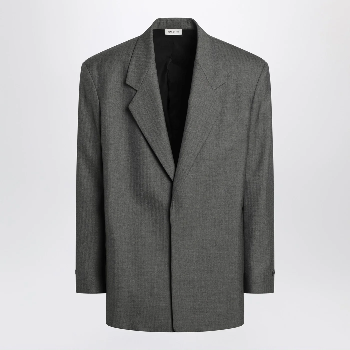 Fear of God Grey single-breasted wool blazer