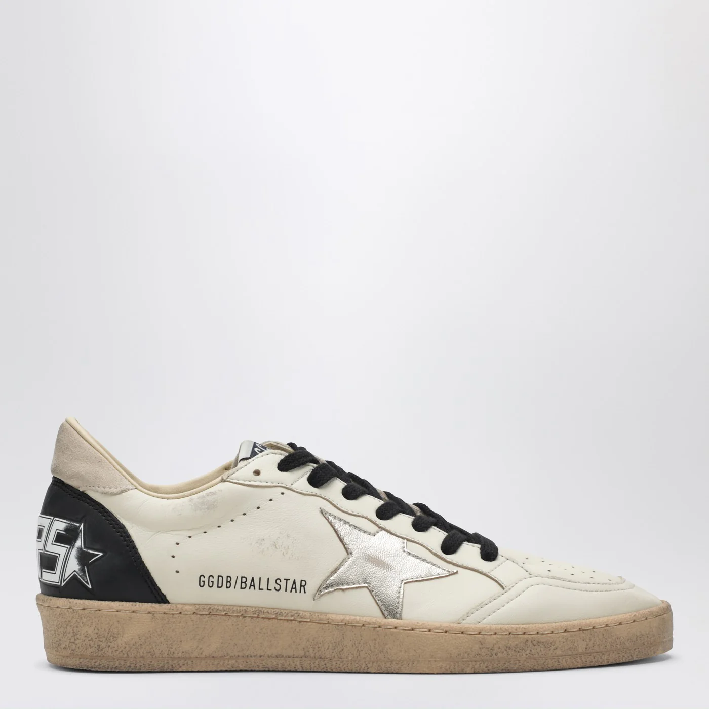 Golden Goose Ball Star sneaker ivory/platinum/black
