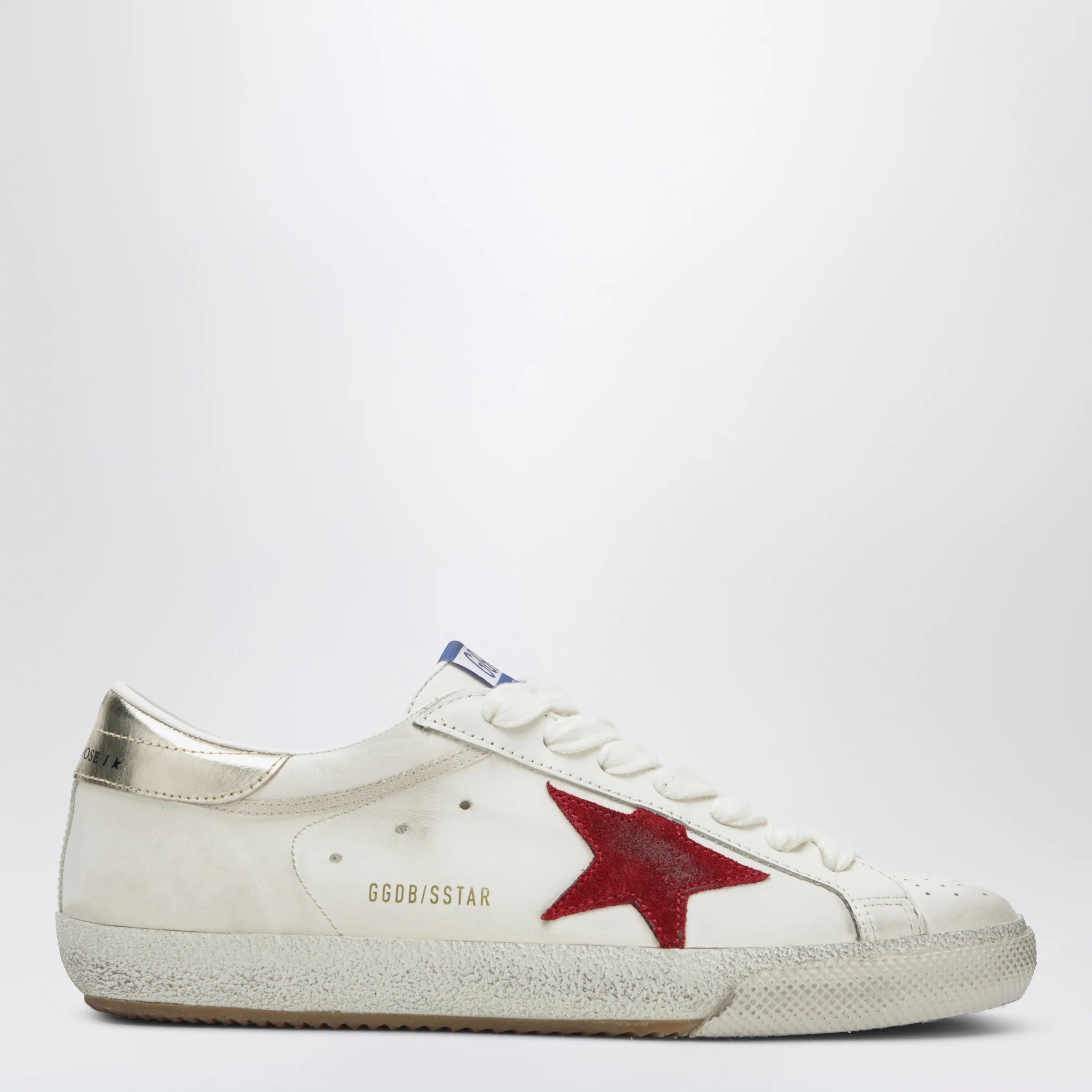 Golden Goose Super-Star sneakers white/red/platinum