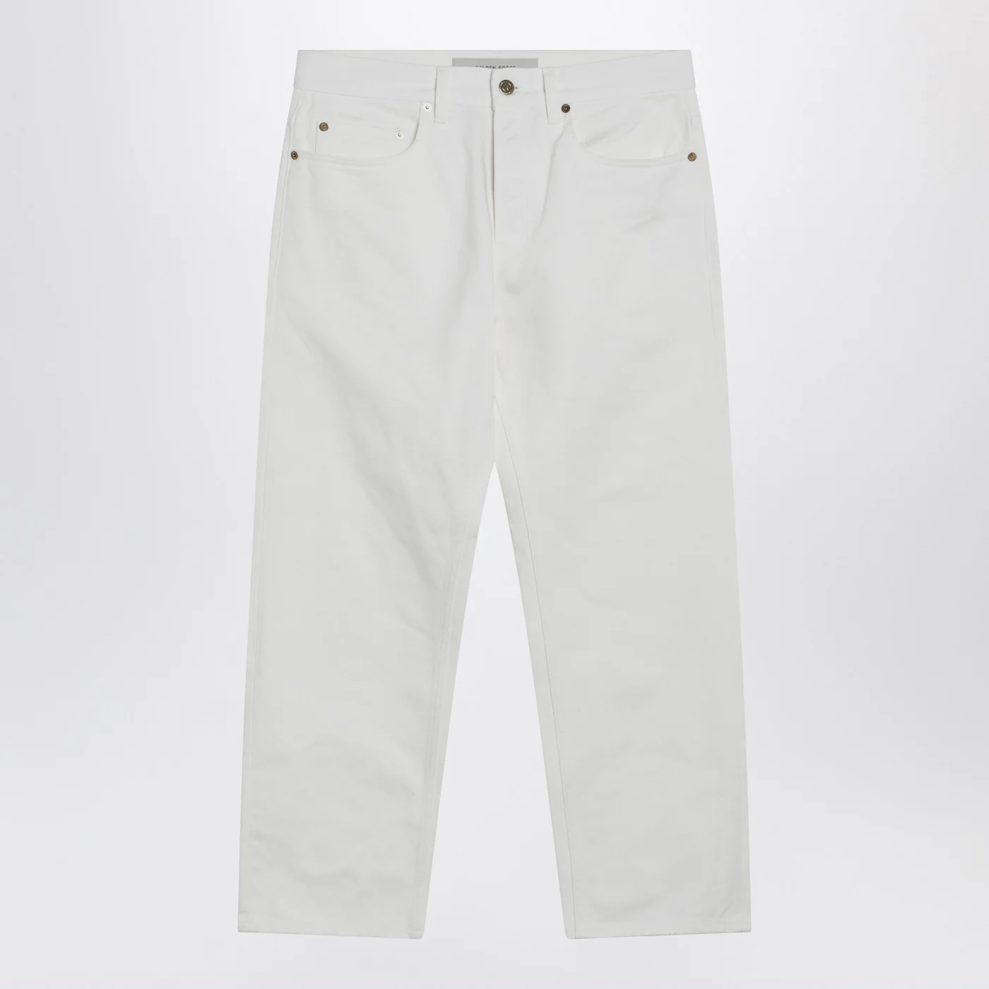Golden Goose White cotton trousers