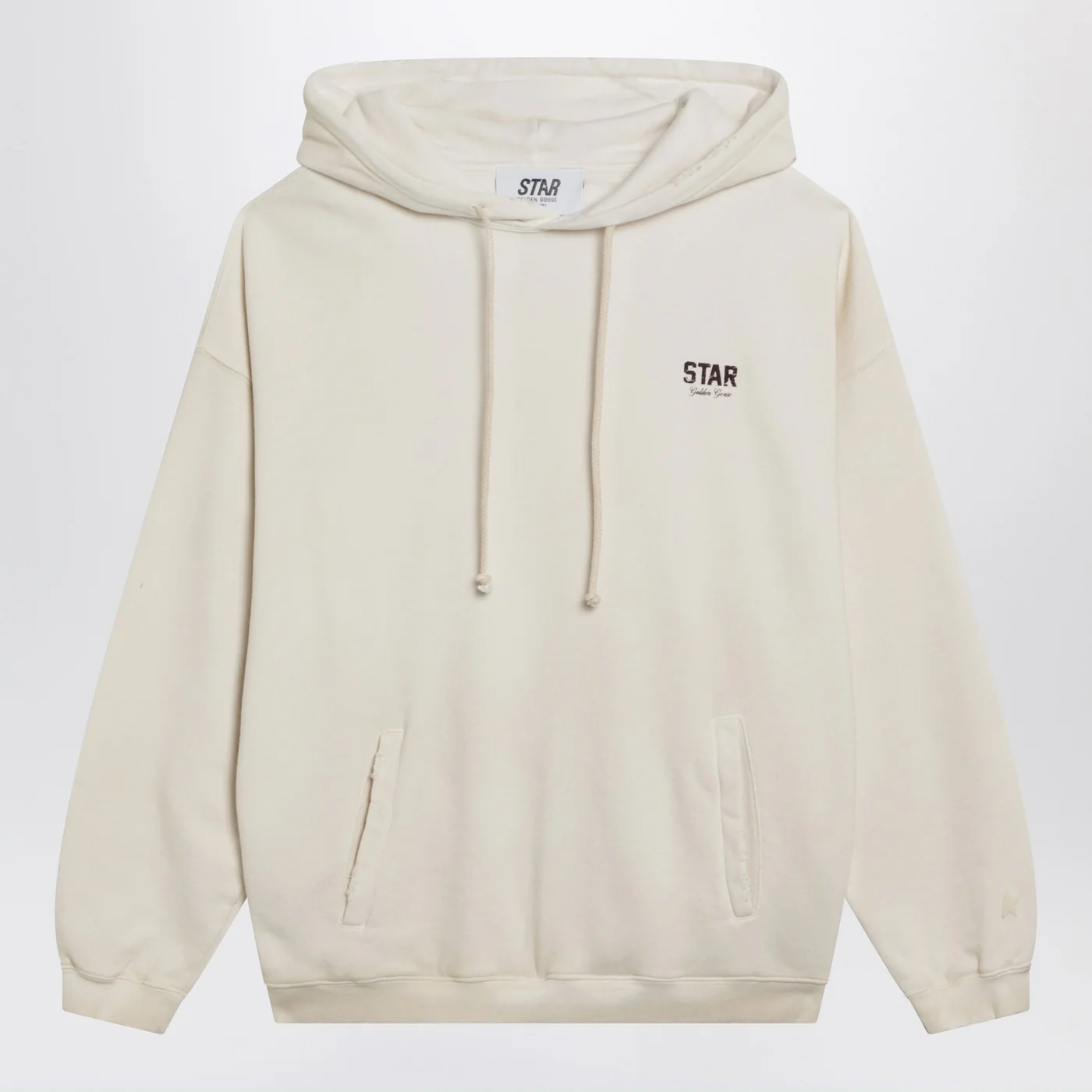 Golden Goose Star sweatshirt in lived-in effect cotton