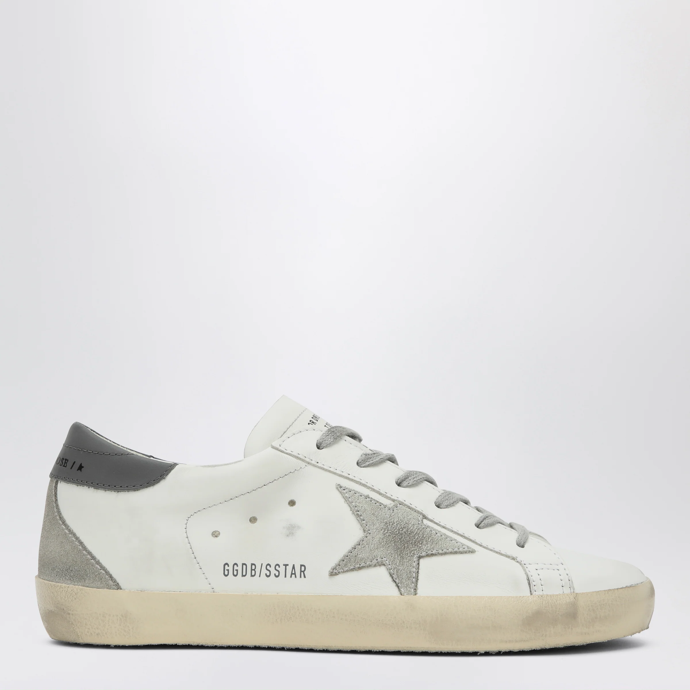Golden Goose Sneaker Super-Star White/Ice/Dark grey