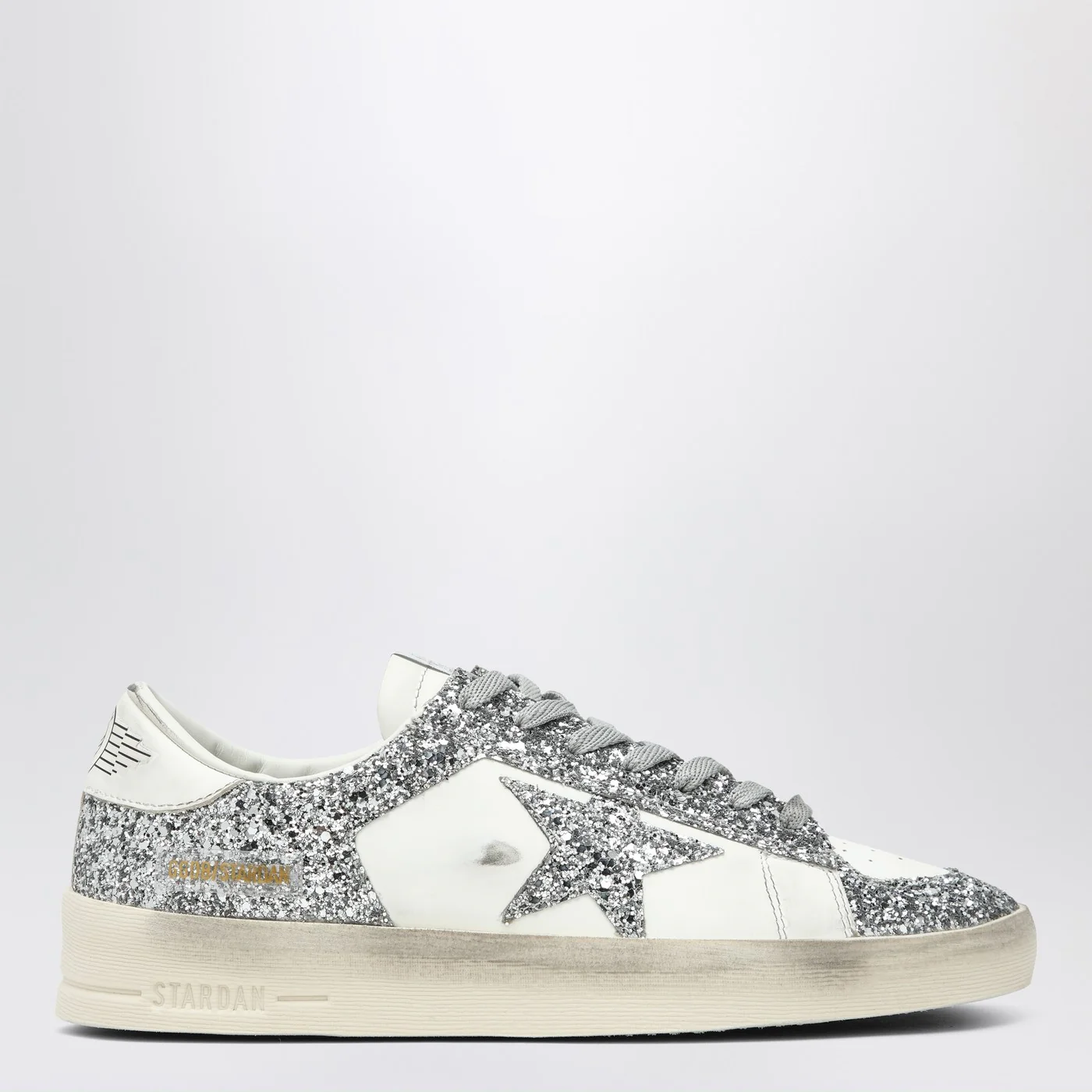 Golden Goose Stardan white/glitter silver sneaker