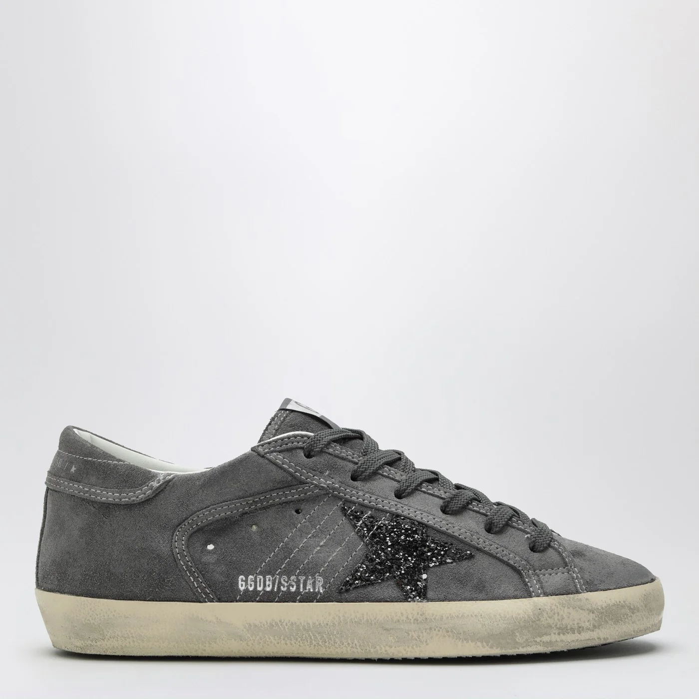 Golden Goose Super-star sneakers anthracite grey suede