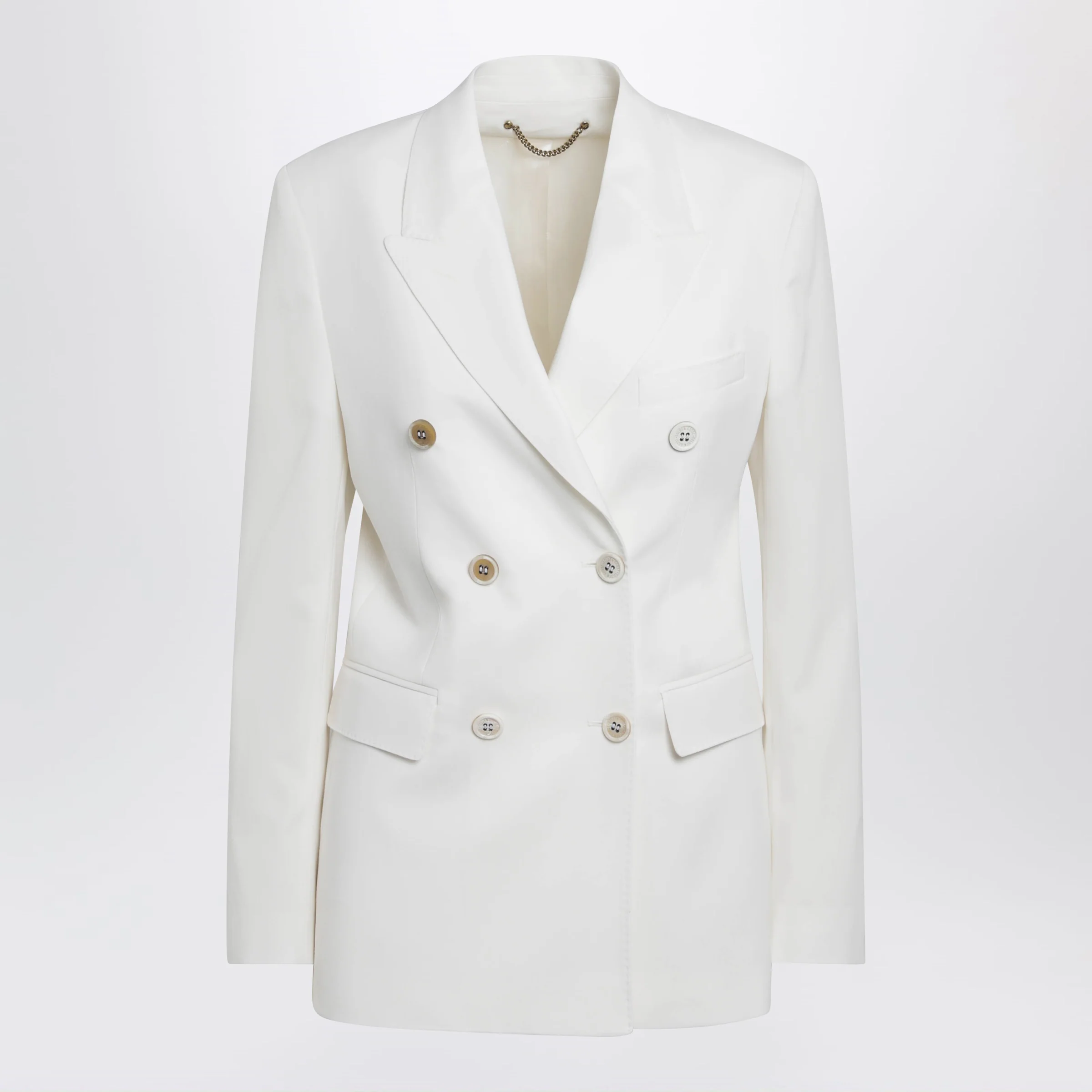 Golden Goose White double-breasted jacket in wool blend