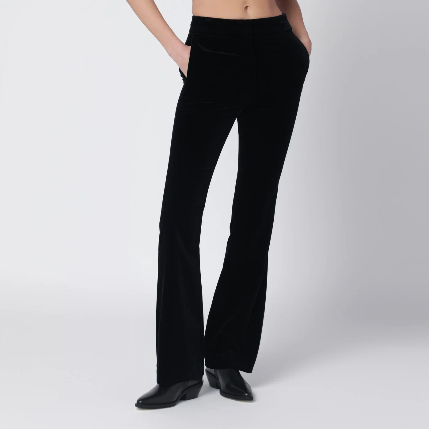 Golden Goose Black velvet trousers