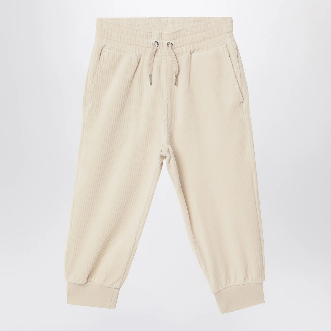 Givenchy White velvet sweatpants