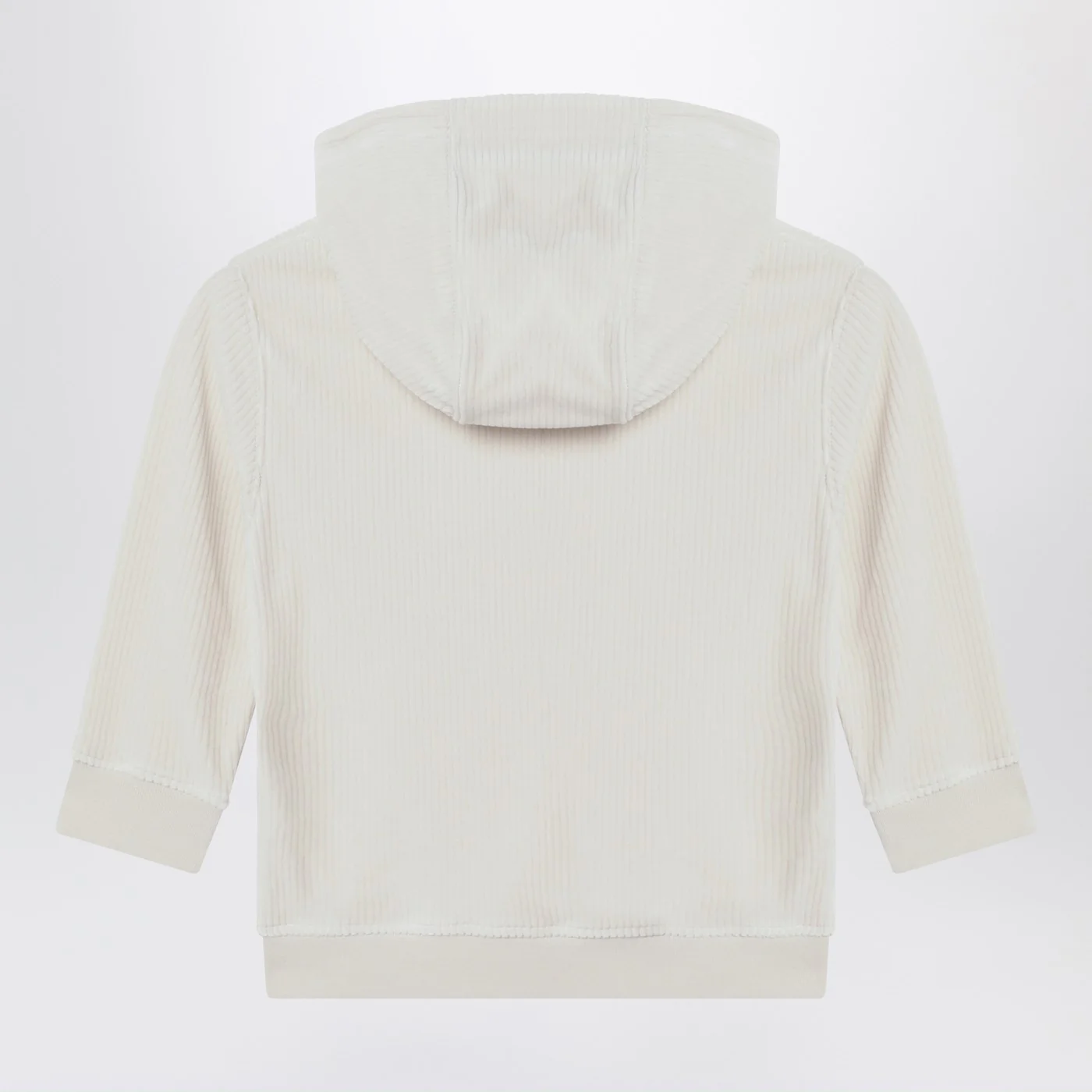 Givenchy Cream ribbed hoodie