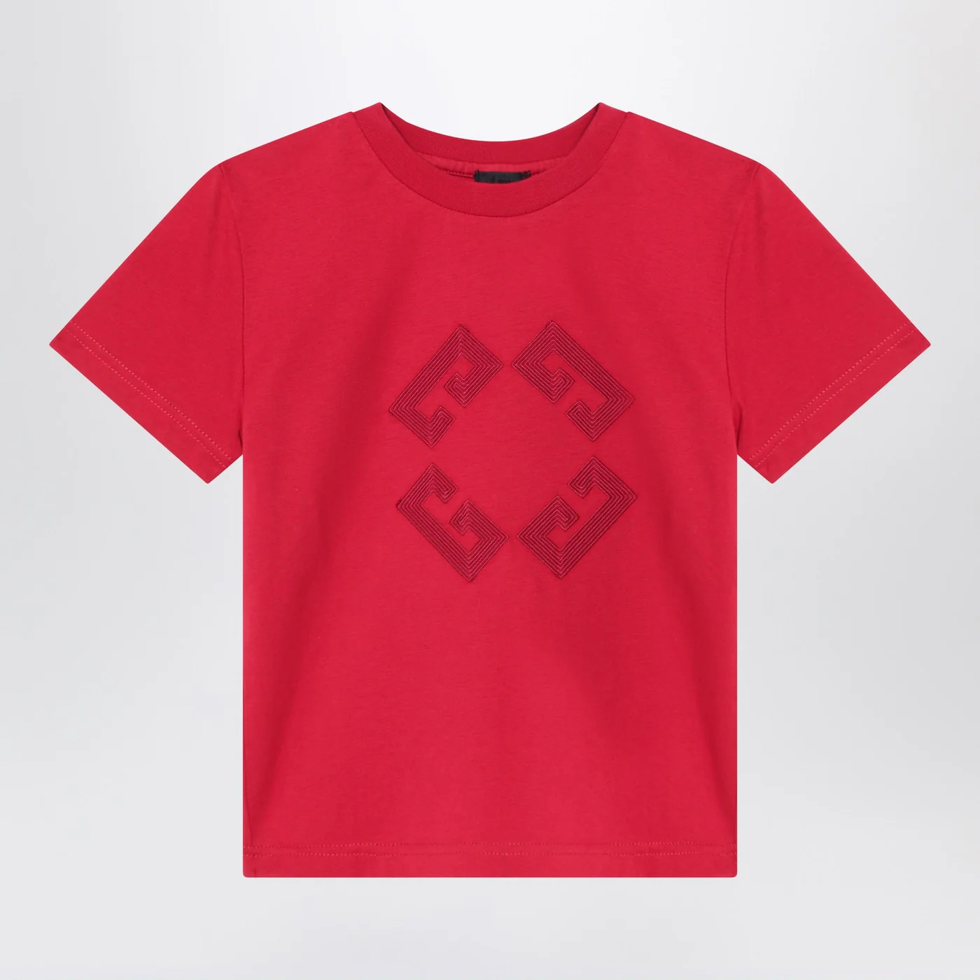 Givenchy Bordeaux T-shirt with embroidered logo